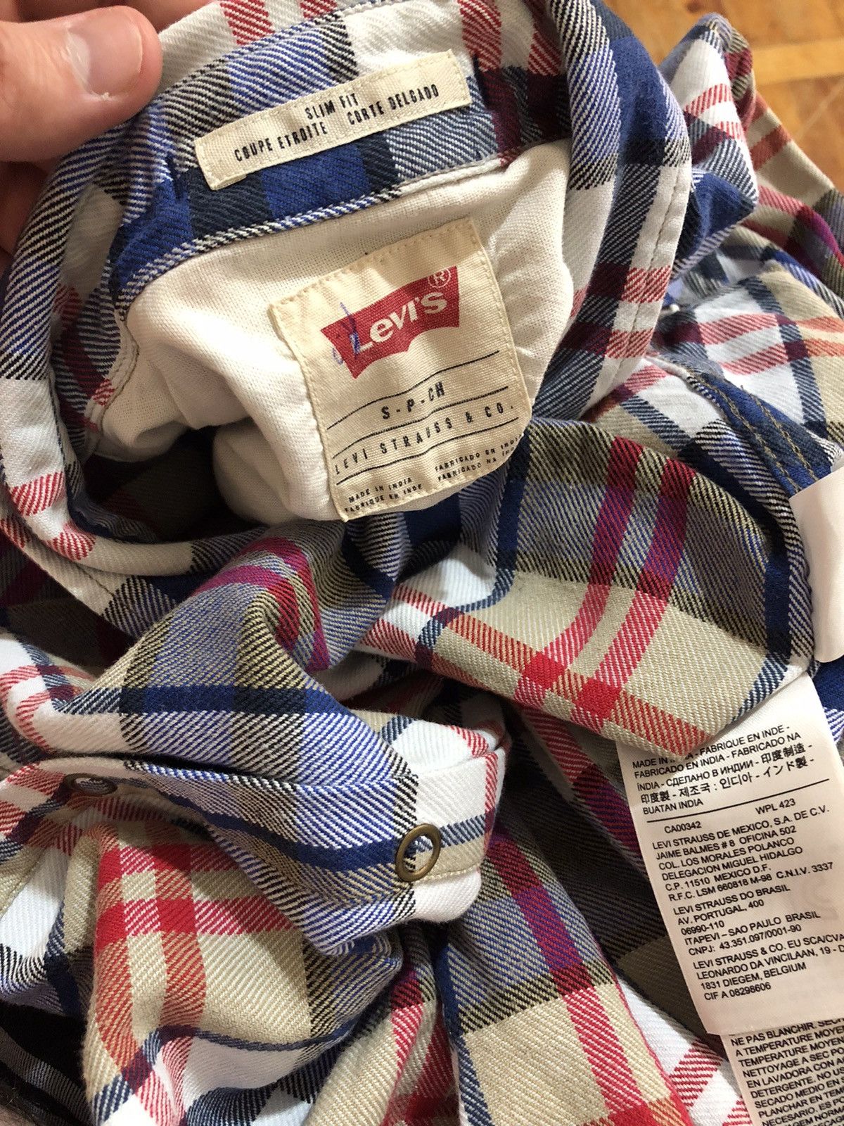 Levi's Levis Check Multicolor Shirt Button Up Cottons USA Style Size US S / EU 44-46 / 1 - 8 Thumbnail