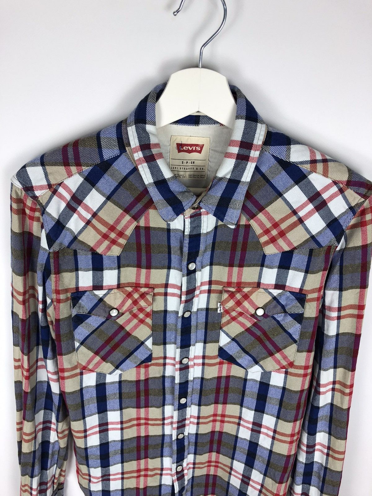 Levi's Levis Check Multicolor Shirt Button Up Cottons USA Style Size US S / EU 44-46 / 1 - 2 Thumbnail