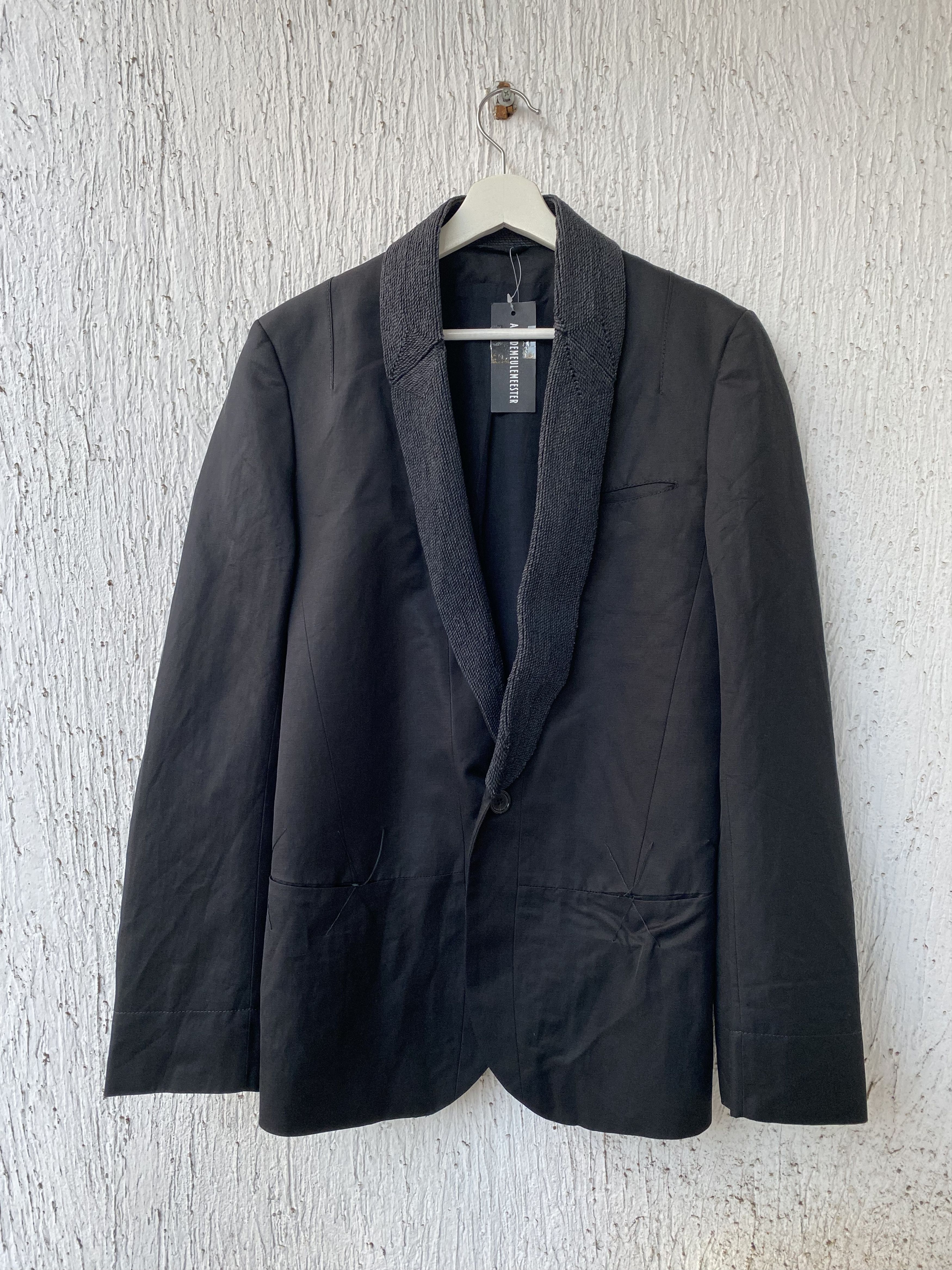 Pre-owned Ann Demeulemeester Embroidered Lapels Blazer