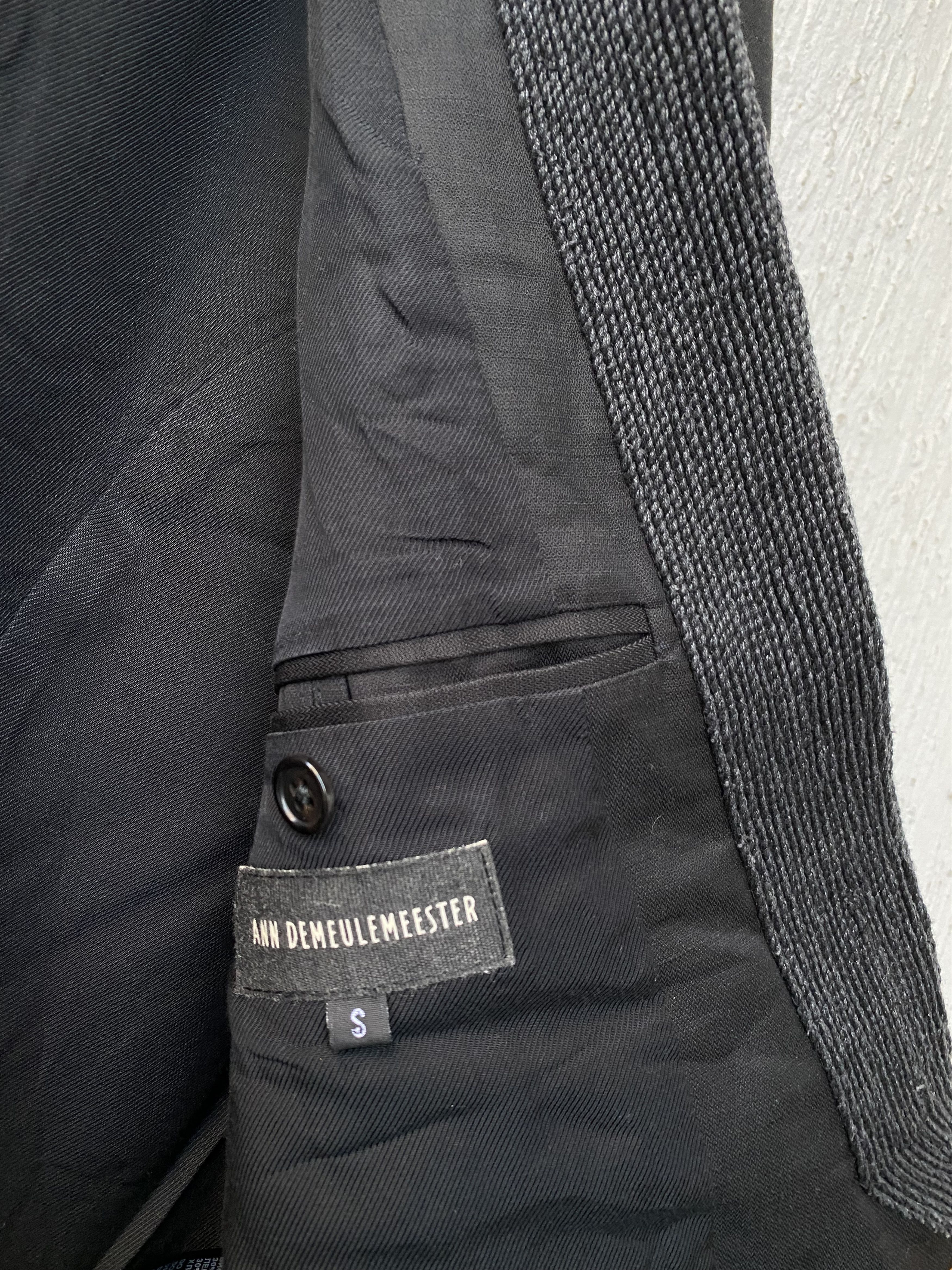 Ann Demeulemeester BNWT embroidered lapels blazer Size US S / EU 44-46 / 1 - 5 Thumbnail