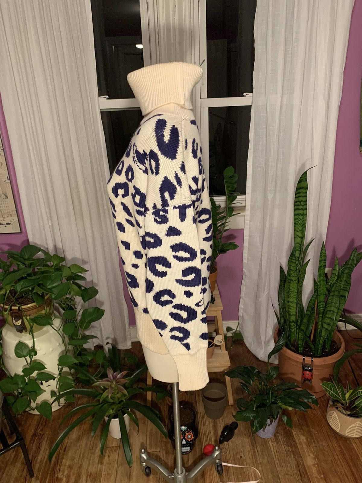 Vintage × Vivienne Westwood Rare archival runway logo leopard turtleneck Size US L / EU 52-54 / 3 - 2 Thumbnail