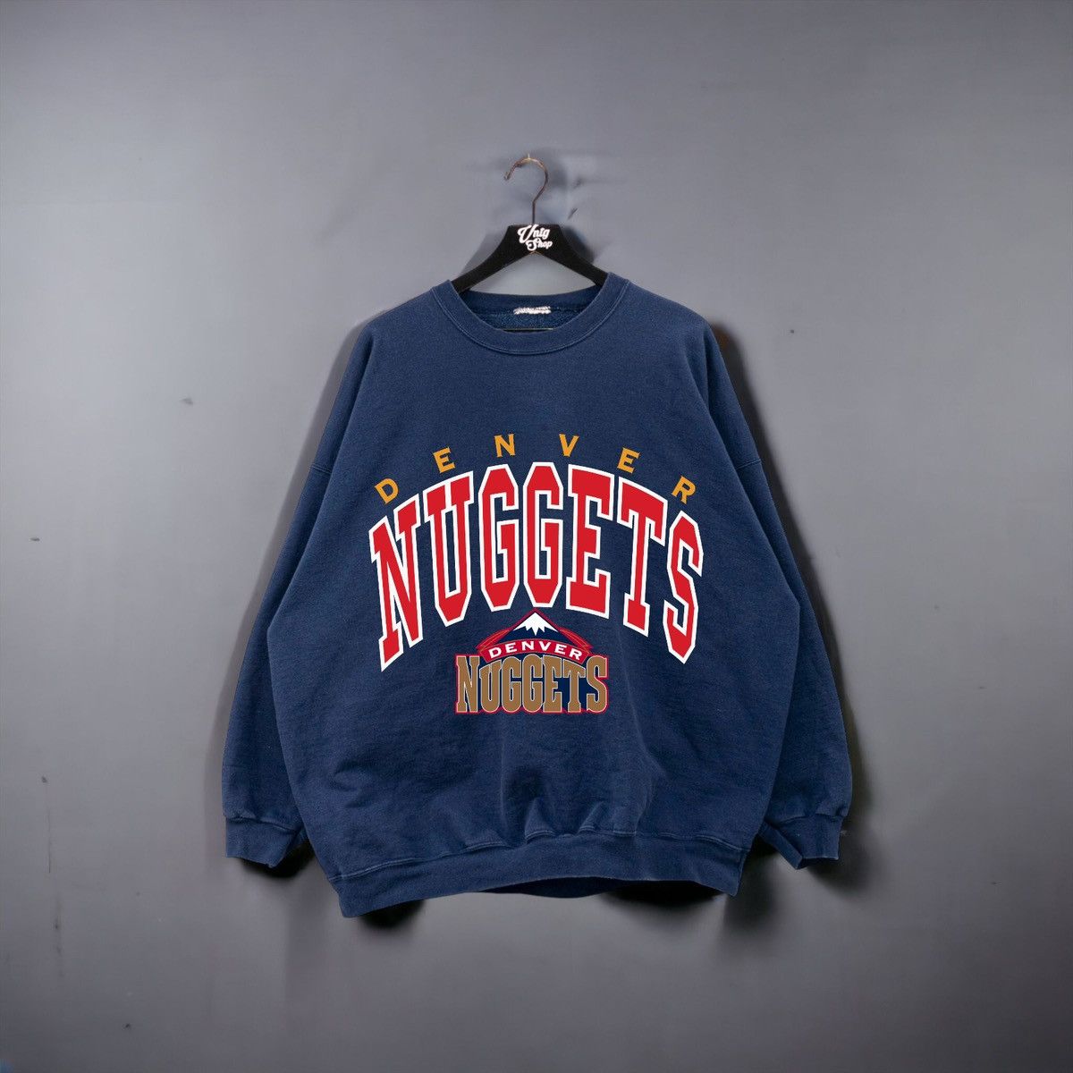 NBA × Vintage Vintage y2k Denver Nuggets 2001 NBA crewneck sweatshirt Size US XL / EU 56 / 4 - 1 Thumbnail