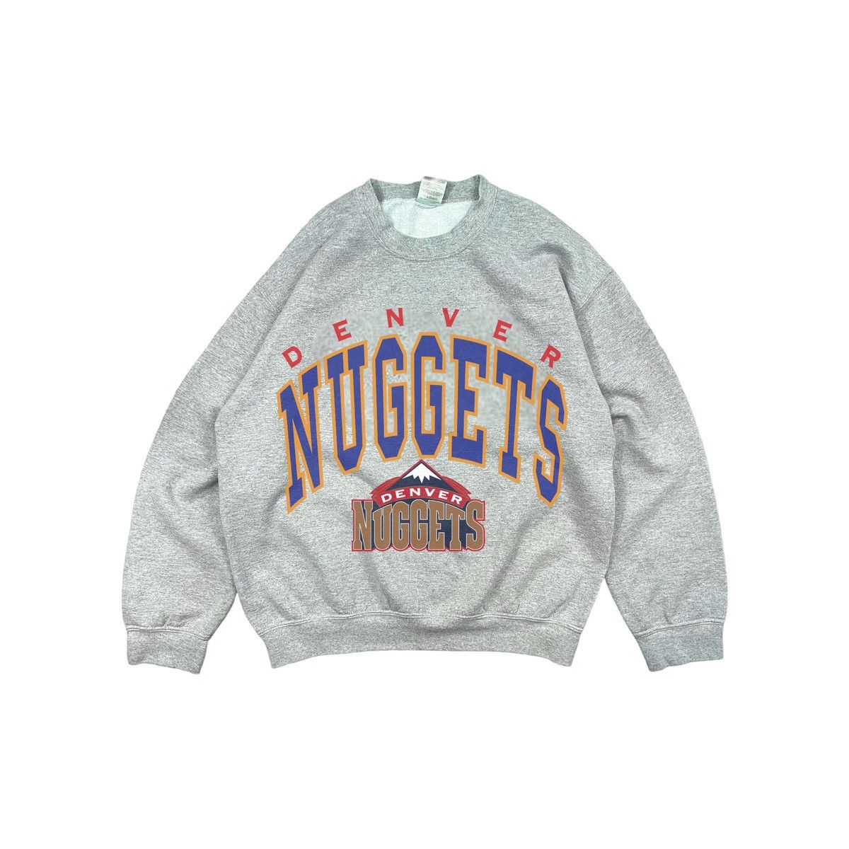 NBA × Vintage Vintage 1995 Denver Nuggets NBA crewneck sweatshirt. Size US XL / EU 56 / 4 - 4 Thumbnail