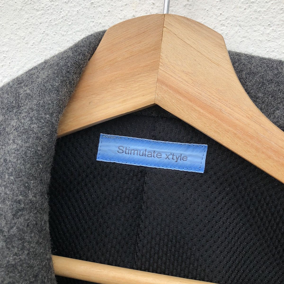 Japanese Brand 🔥VINTAGE WOOL JACKET BIKER DOUBLE BREAST STIMULATE X'TYLE Size US L / EU 52-54 / 3 - 11 Thumbnail