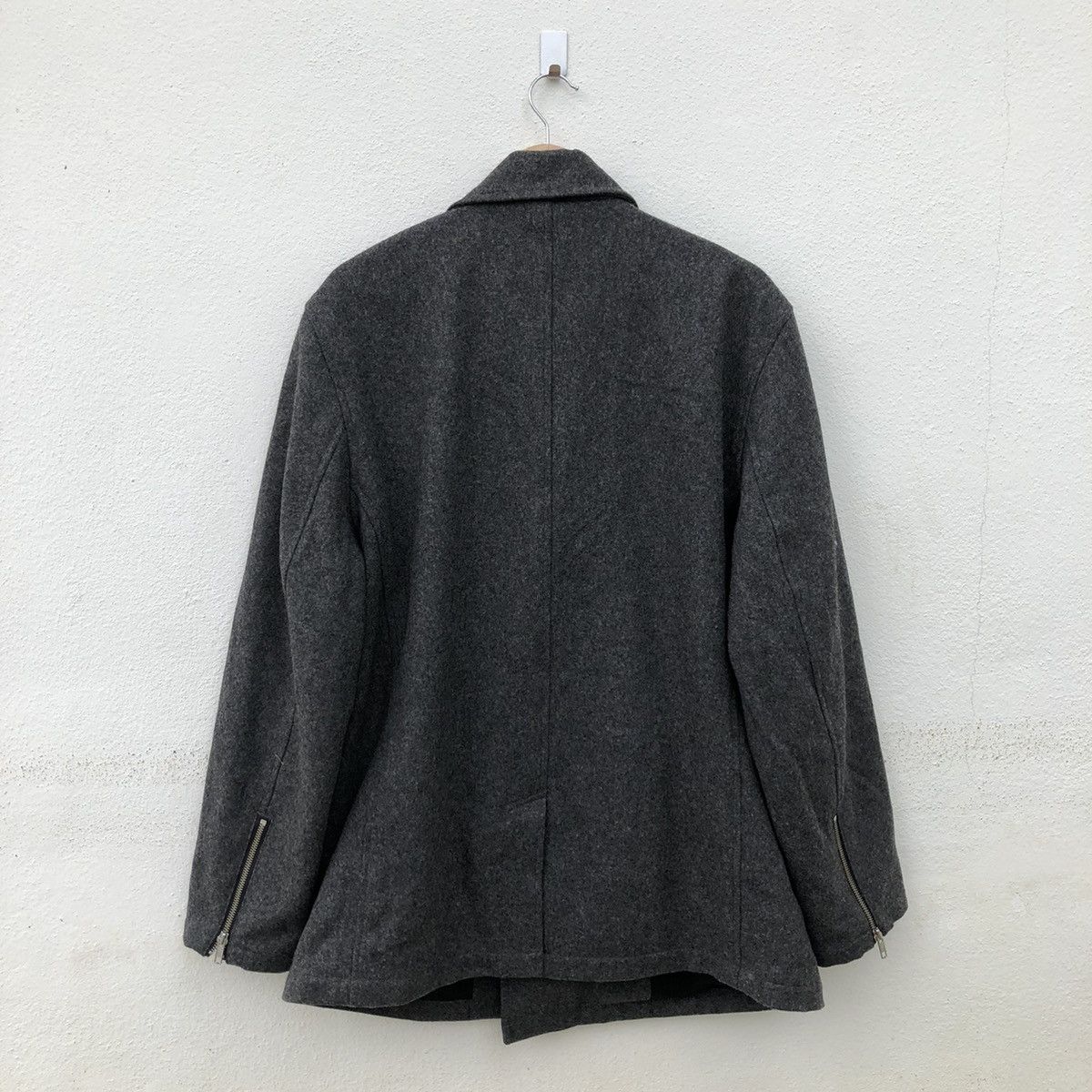 Japanese Brand 🔥VINTAGE WOOL JACKET BIKER DOUBLE BREAST STIMULATE X'TYLE Size US L / EU 52-54 / 3 - 9 Thumbnail