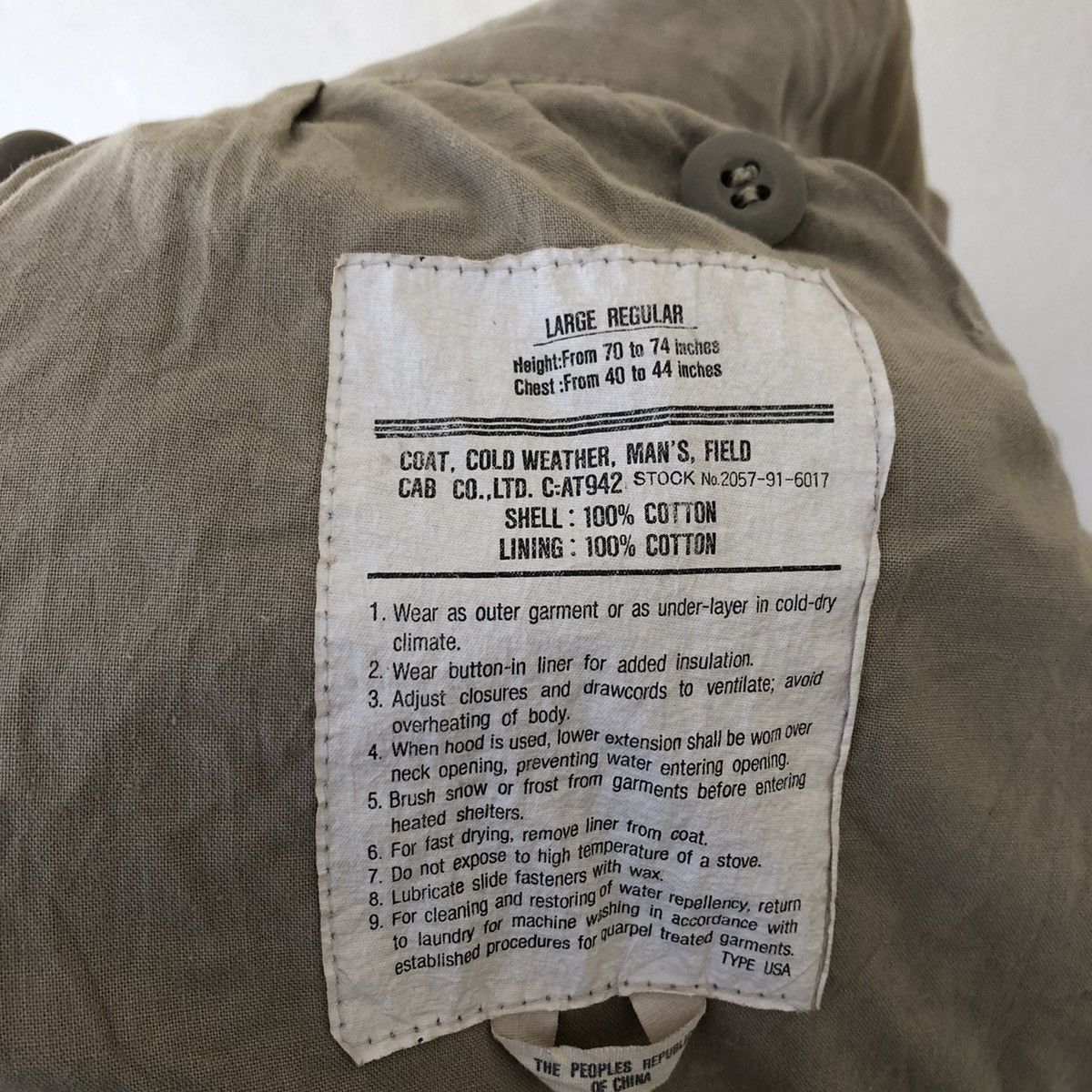 Vintage Vintage 80's Military Us Issue Survival Jacket Size US L / EU 52-54 / 3 - 12 Thumbnail