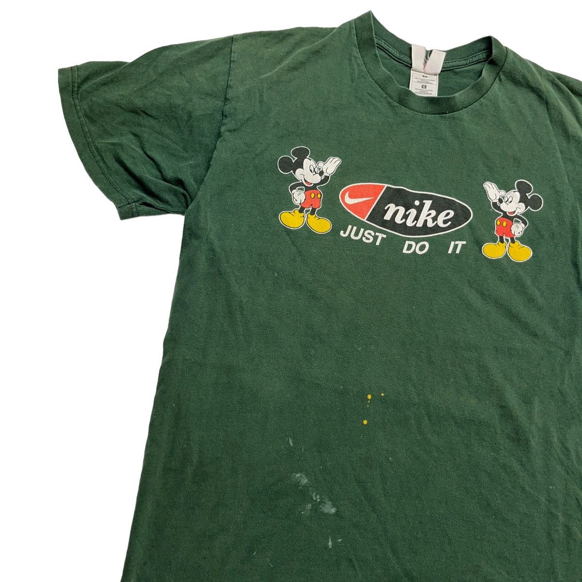 Mickey Mouse 90s Mickey Mouse Nike Just Do It Tee Size US M / EU 48-50 / 2 - 2 Thumbnail