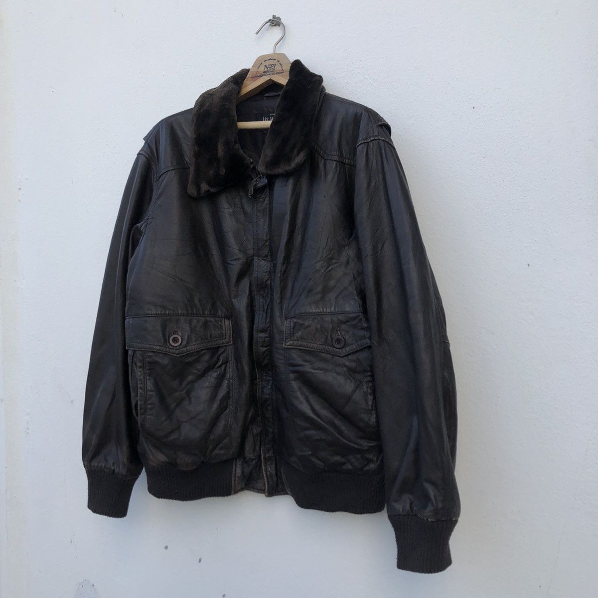 Other MILITARY COLLECTIONS SOFT LEATHER JACKET RIFINITO IN ITALIA Size US L / EU 52-54 / 3 - 2 Thumbnail