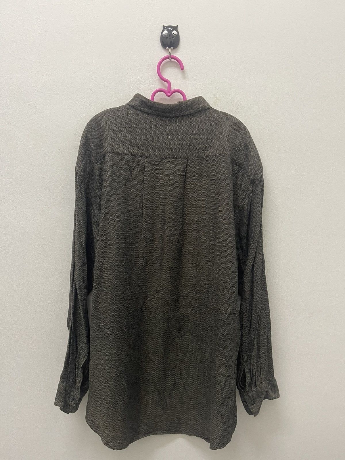 Hanae Mori Rare Vintage HANAE MORI Monsieur Single Pocket Button Up Size US L / EU 52-54 / 3 - 6 Thumbnail