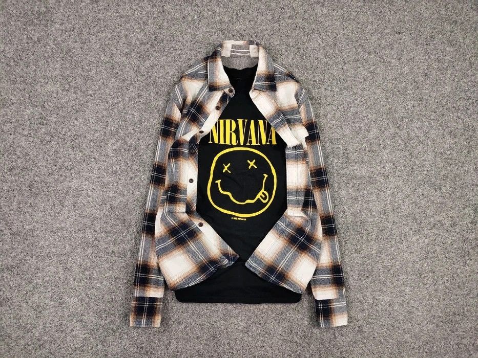 Flannel Vintage Flannel Shirt Travis Scott Style Size US S / EU 44-46 / 1 - 1 Thumbnail