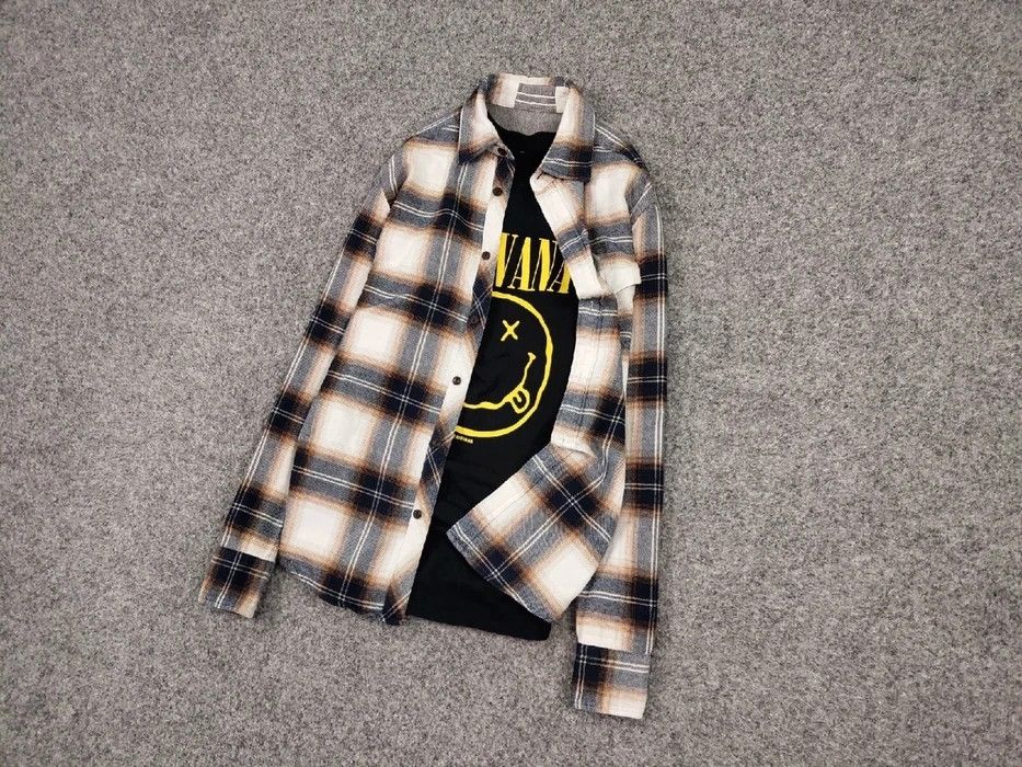 Flannel Vintage Flannel Shirt Travis Scott Style Size US S / EU 44-46 / 1 - 3 Thumbnail