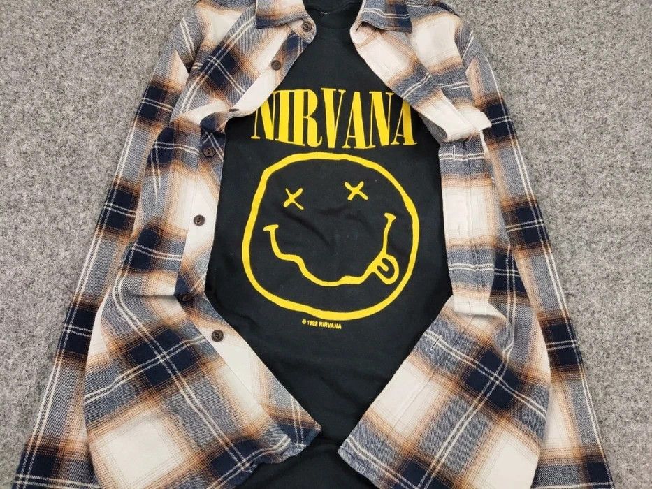 Flannel Vintage Flannel Shirt Travis Scott Style Size US S / EU 44-46 / 1 - 6 Thumbnail