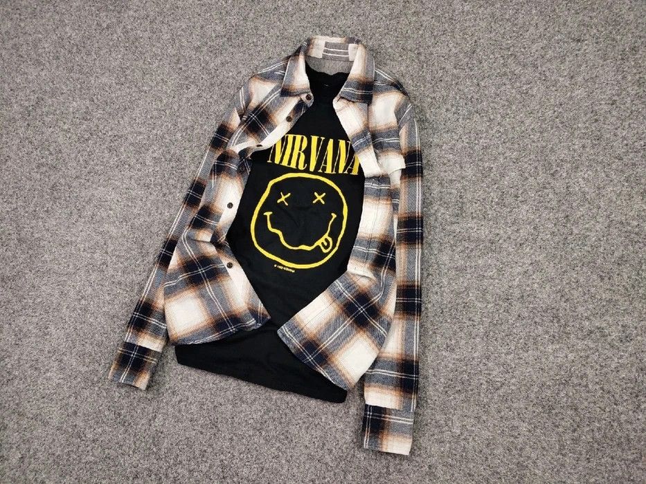 Flannel Vintage Flannel Shirt Travis Scott Style Size US S / EU 44-46 / 1 - 2 Thumbnail