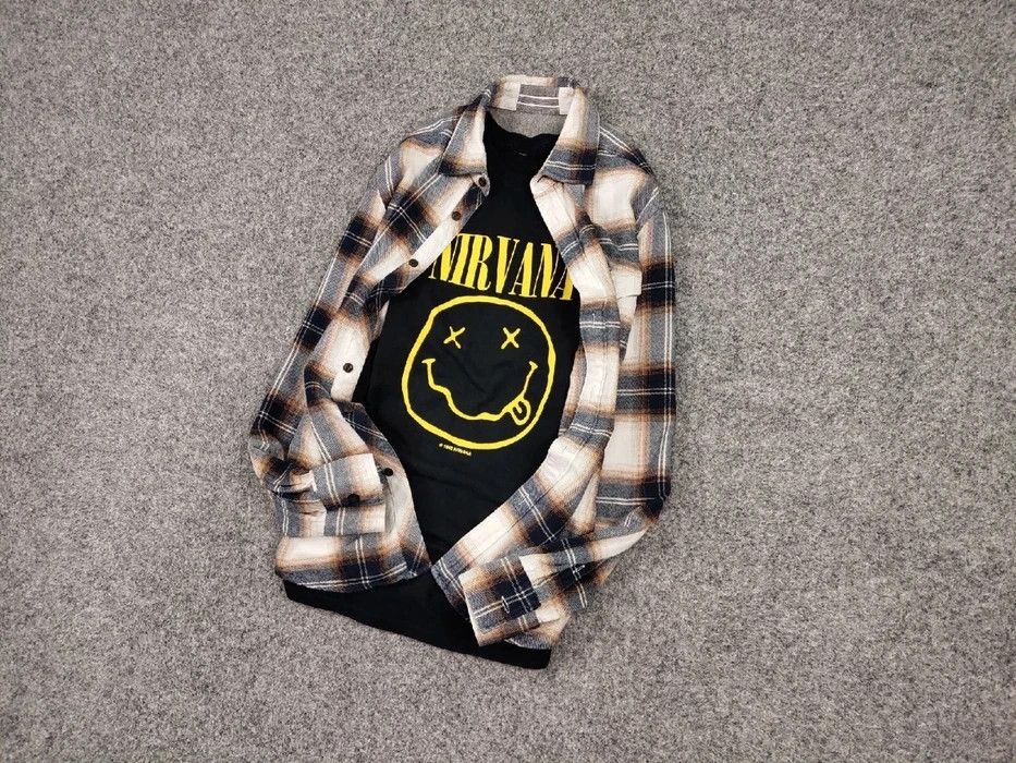Flannel Vintage Flannel Shirt Travis Scott Style Size US S / EU 44-46 / 1 - 4 Thumbnail
