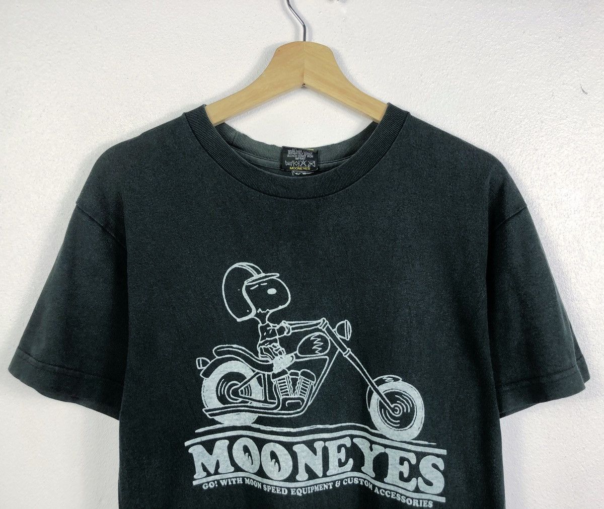 Vintage Rare Vintage Mooneyes X Peanuts Tee Size US M / EU 48-50 / 2 - 2 Thumbnail