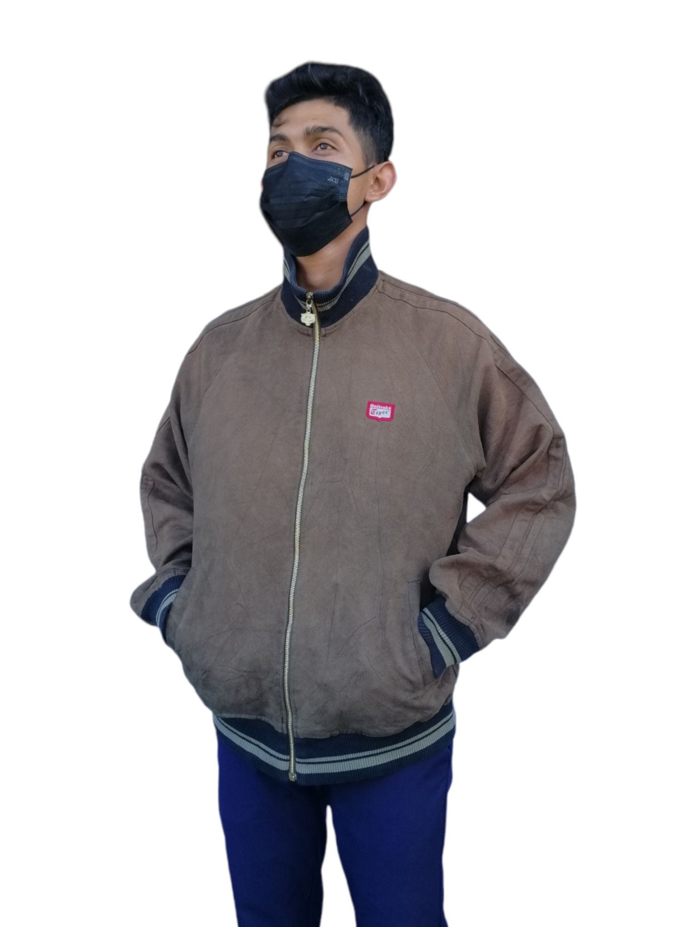 Onitsuka Tiger Vintage Onitsuka Tiger Jacket Sweater Zip Up Size US M / EU 48-50 / 2 - 2 Thumbnail