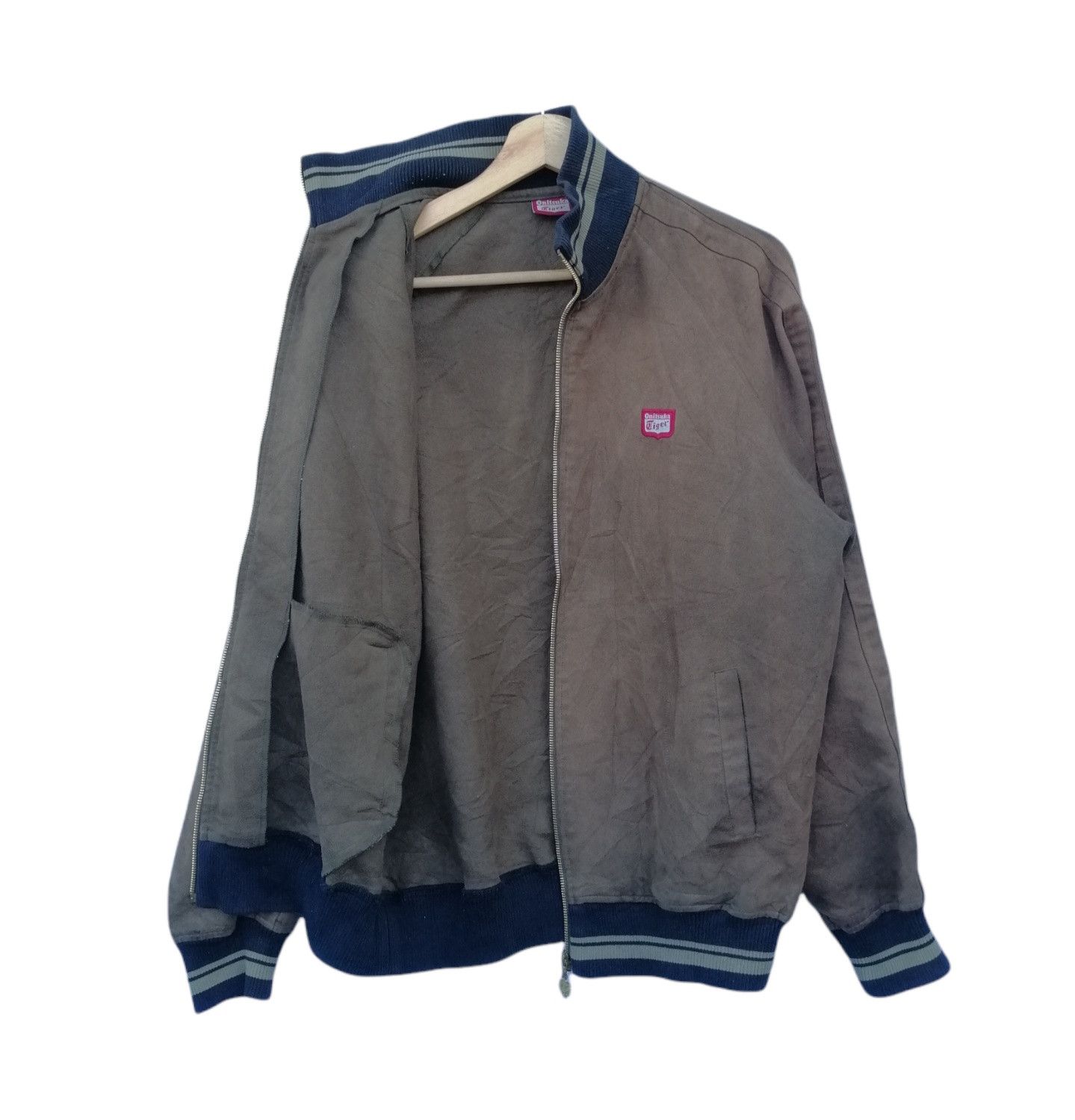 Onitsuka Tiger Vintage Onitsuka Tiger Jacket Sweater Zip Up Size US M / EU 48-50 / 2 - 12 Thumbnail