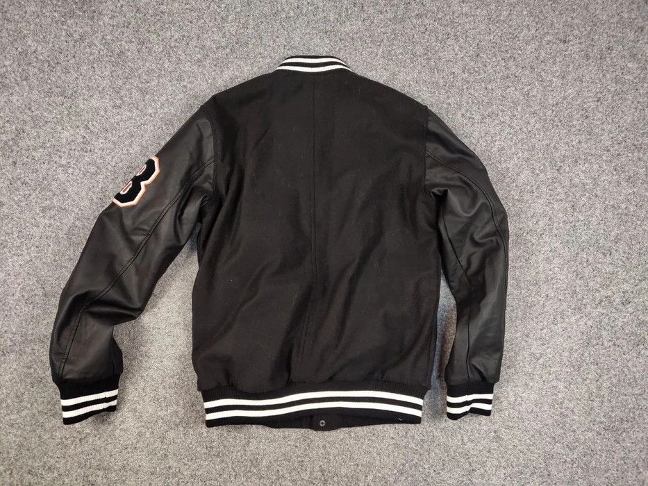 Vintage Vintage 90's Varsity Jacket Bomber USA Letterman Black Wool Size US M / EU 48-50 / 2 - 6 Thumbnail