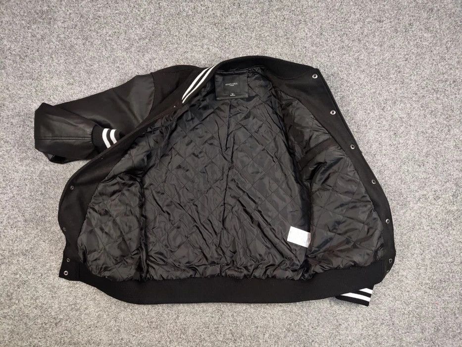 Vintage Vintage 90's Varsity Jacket Bomber USA Letterman Black Wool Size US M / EU 48-50 / 2 - 7 Thumbnail