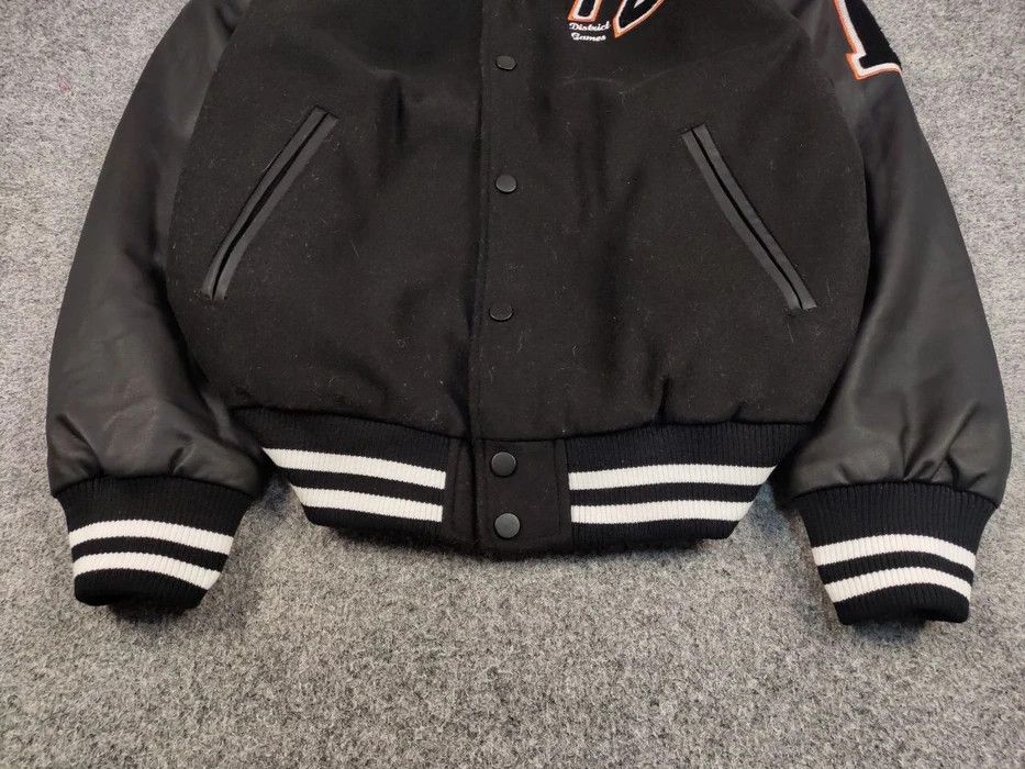 Vintage Vintage 90's Varsity Jacket Bomber USA Letterman Black Wool Size US M / EU 48-50 / 2 - 4 Thumbnail