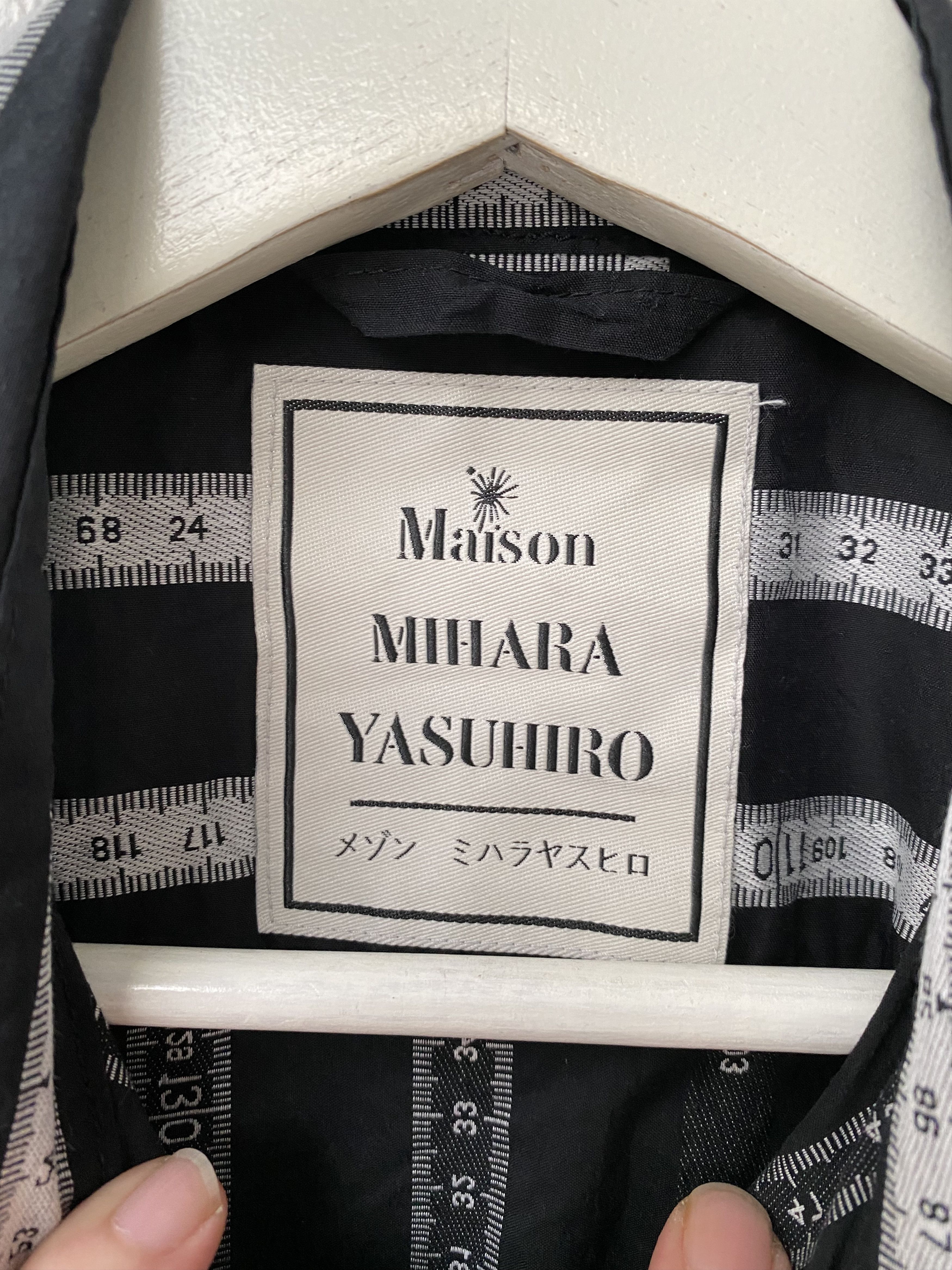 Maison MIHARA YASUHIRO OVERSIZED MEASURING TAPE SHIRT Size US S / EU 44-46 / 1 - 6 Thumbnail