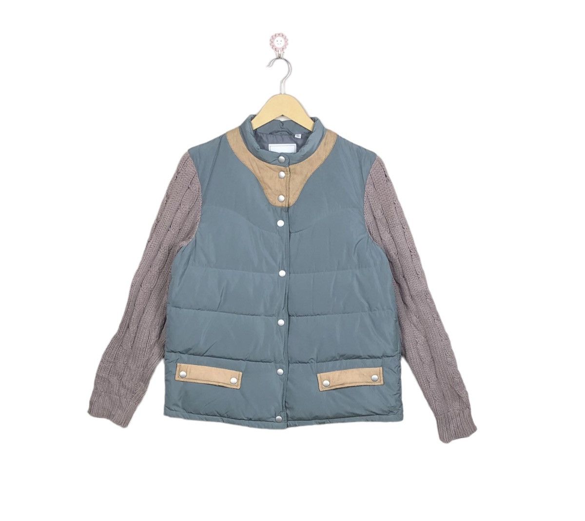 Undercover Undercover Uniqlo Puffer Down Jacket Knitted Sleeve Size US M / EU 48-50 / 2 - 1 Thumbnail