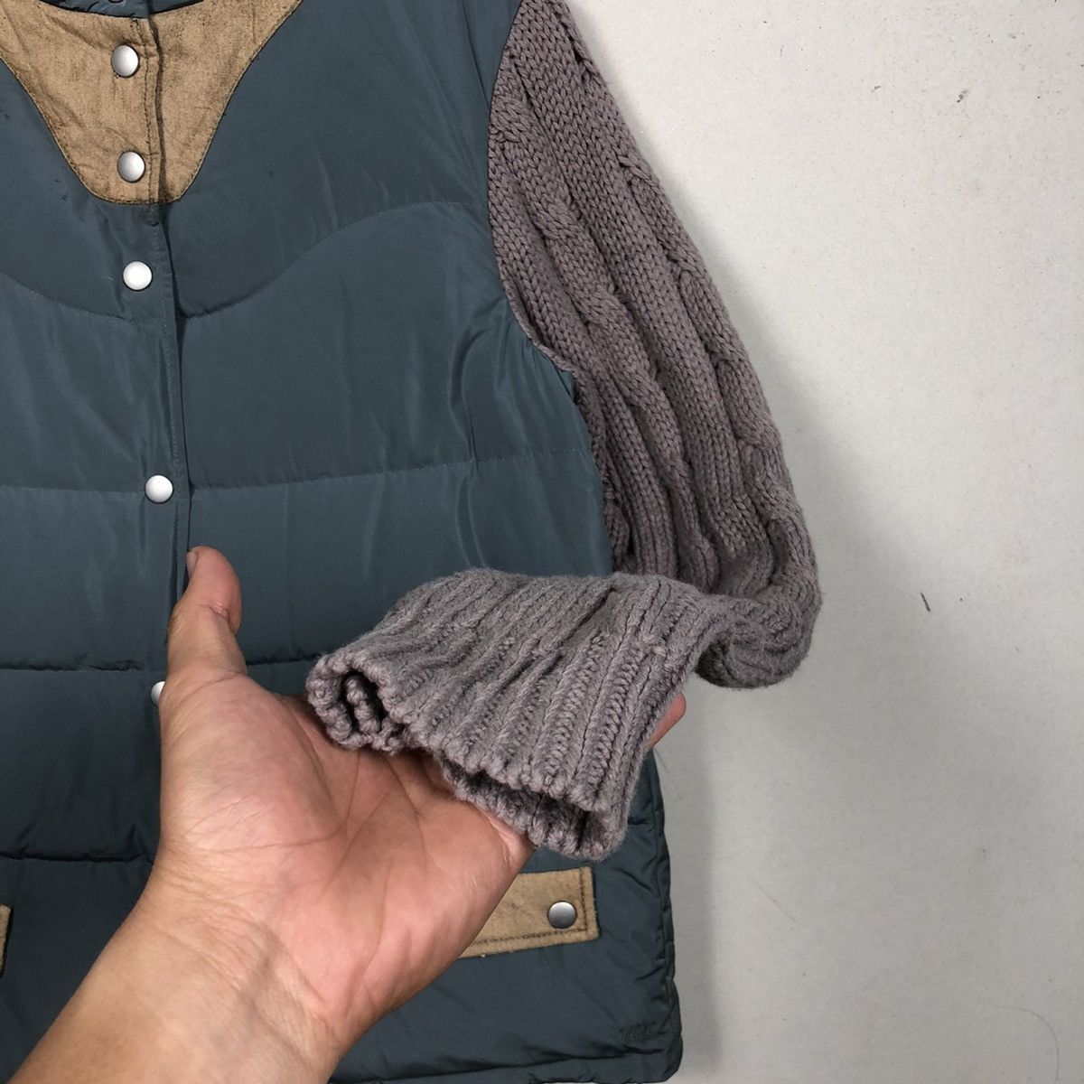 Undercover Undercover Uniqlo Puffer Down Jacket Knitted Sleeve Size US M / EU 48-50 / 2 - 6 Thumbnail