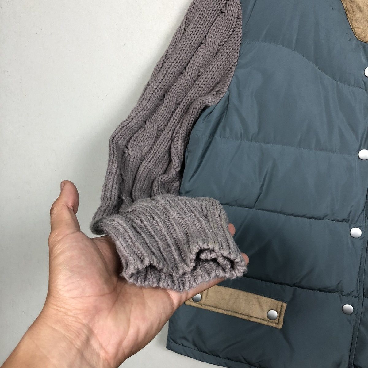Undercover Undercover Uniqlo Puffer Down Jacket Knitted Sleeve Size US M / EU 48-50 / 2 - 5 Thumbnail