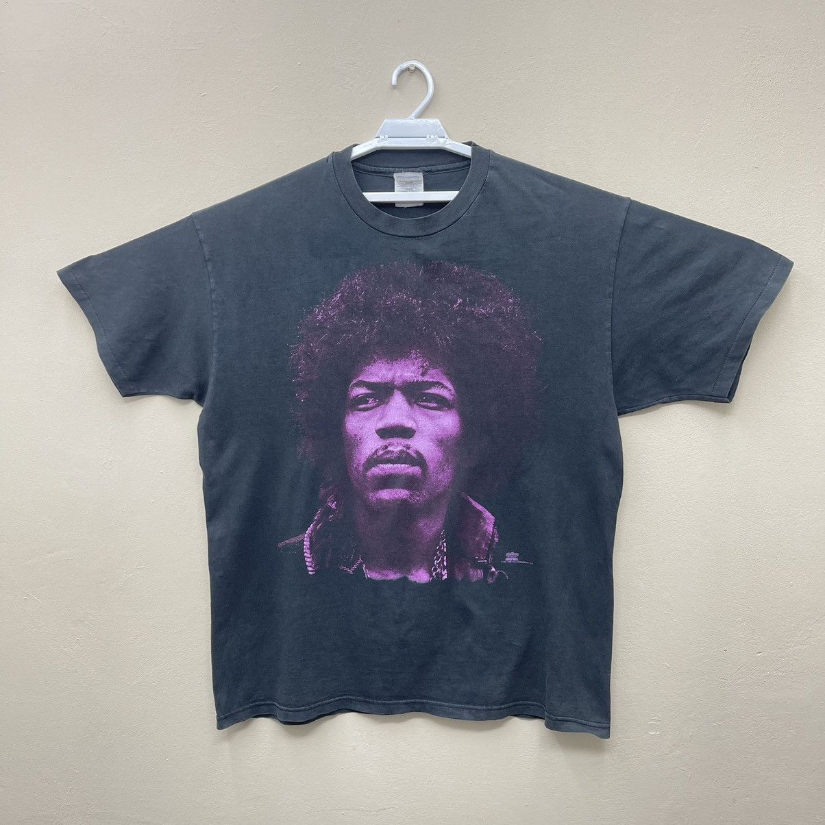 image of Band Tees x Beauty Beast Jimi Hendrix Are You Experienced Vintage 90's Shirt Very in Black (Size XL