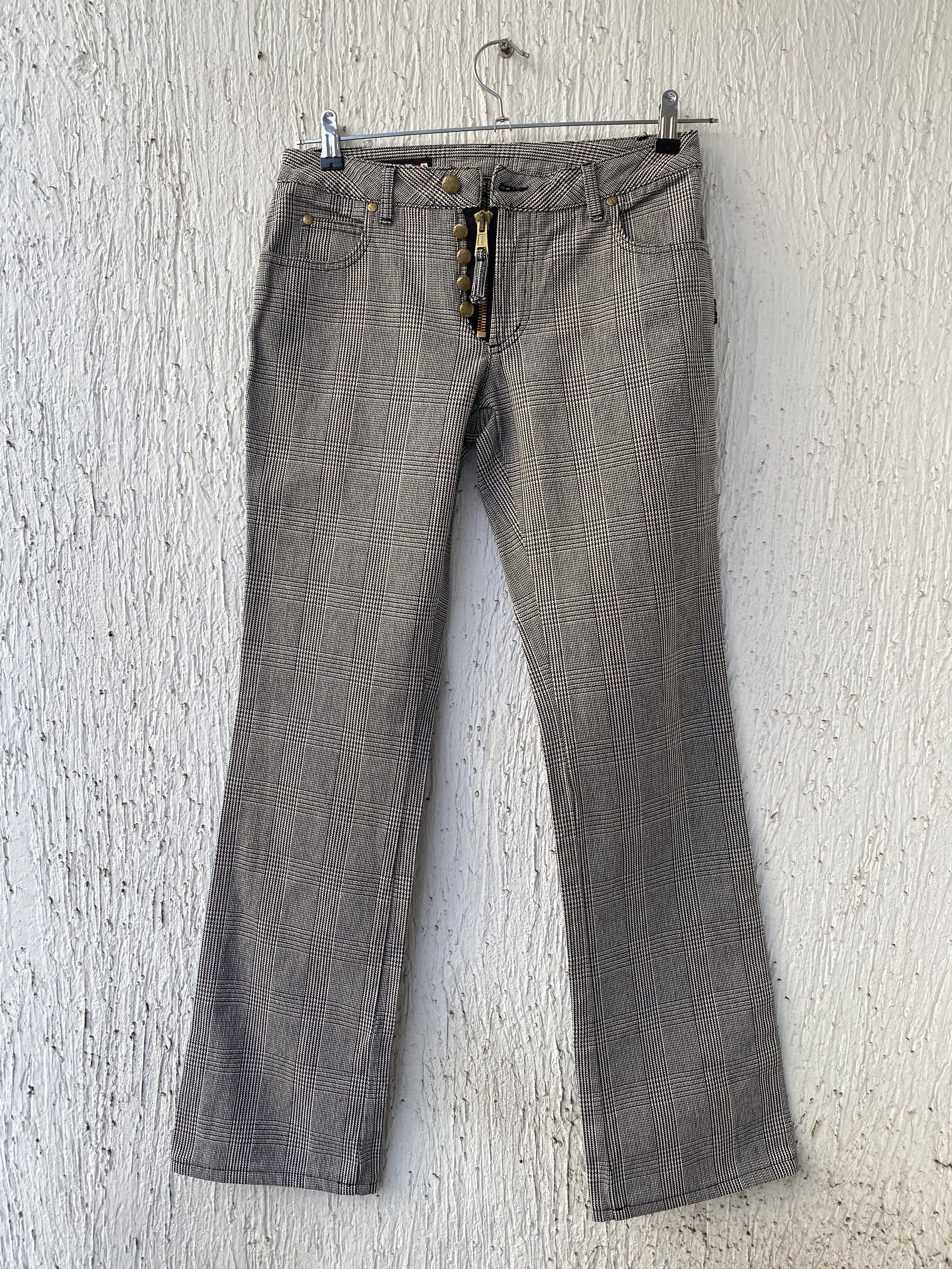 exposed zipper pant