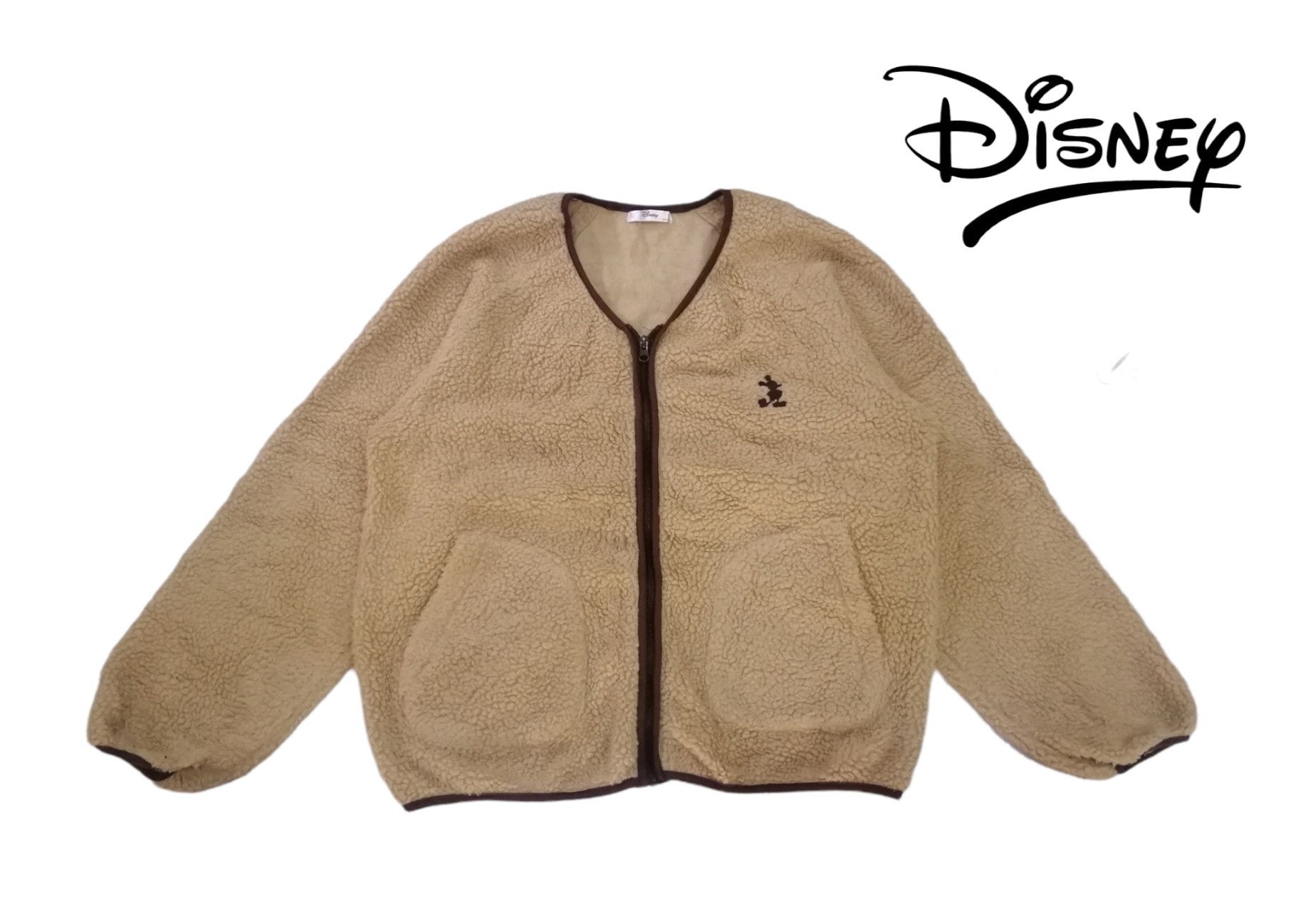 Disney × Mickey Mouse Mickey mouse Disney Deep Pile Fleece Jacket Size US M / EU 48-50 / 2 - 1 Thumbnail