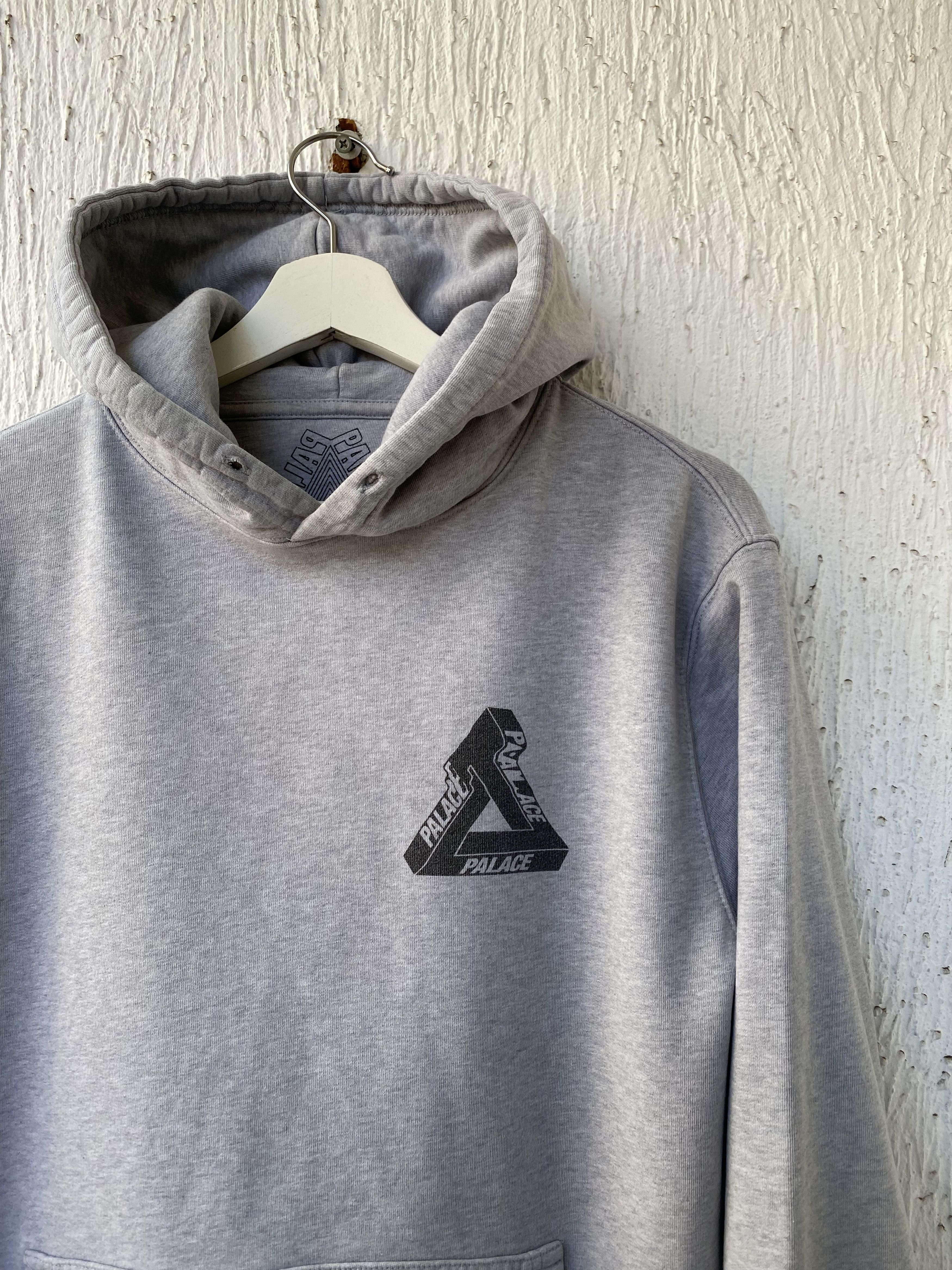 Palace FW18 Tri-Wobble Hood Grey Marl Size US S / EU 44-46 / 1 - 2 Thumbnail