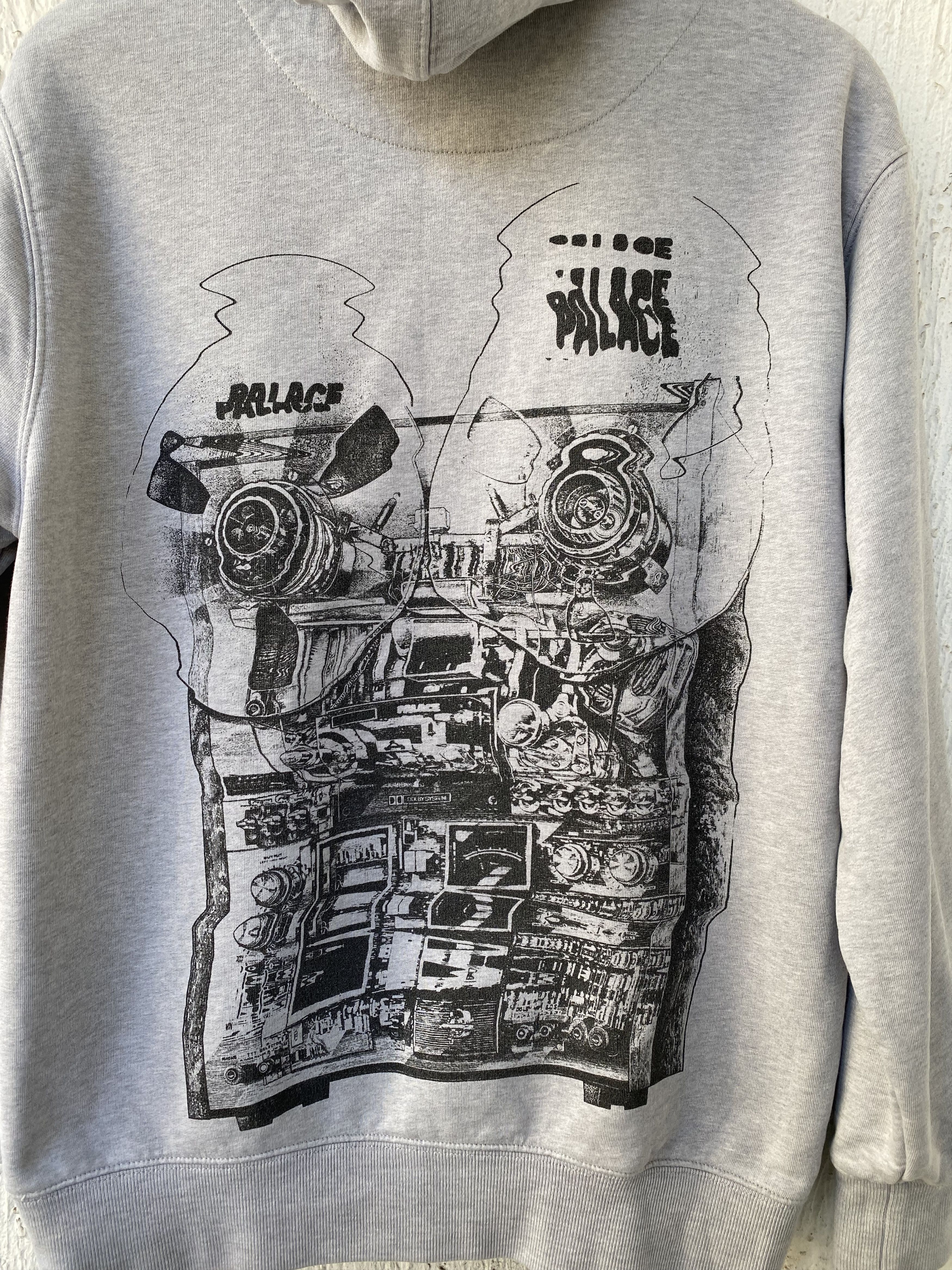Palace FW18 Tri-Wobble Hood Grey Marl Size US S / EU 44-46 / 1 - 5 Thumbnail