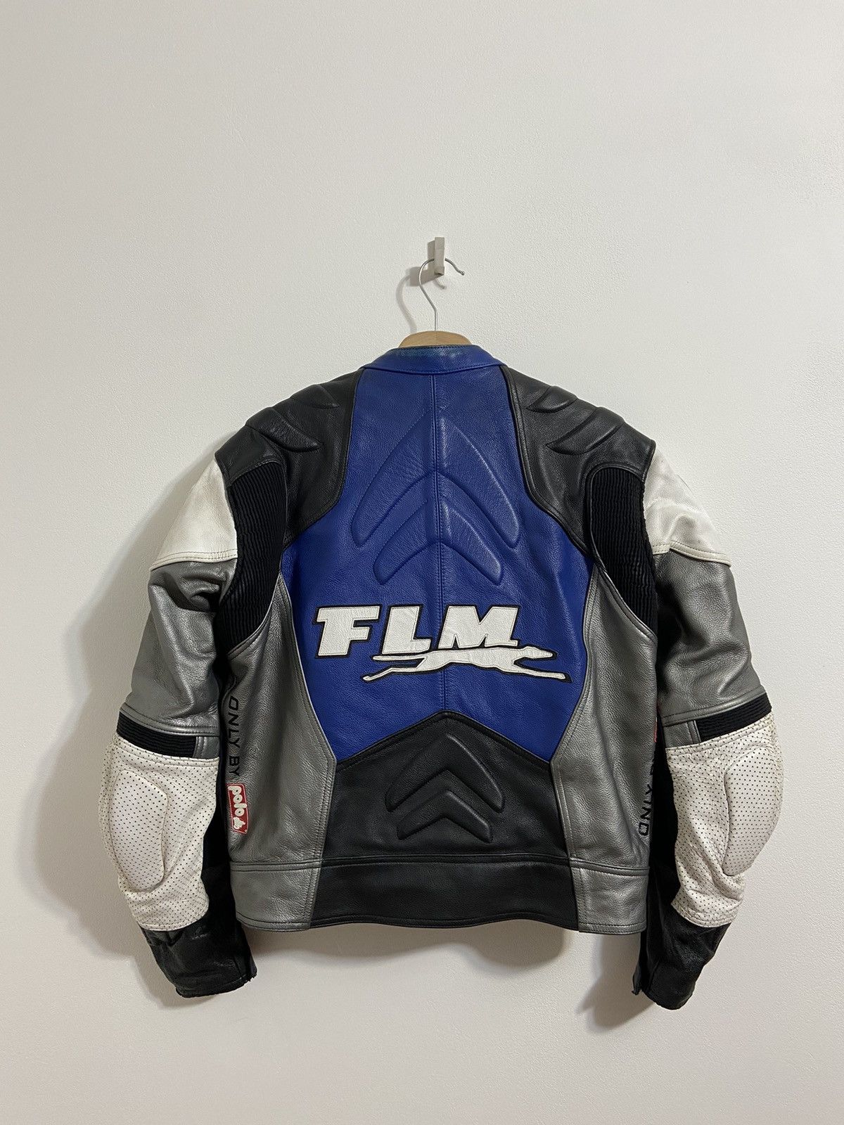 Vintage FLM Leather Moto Racing Jacket Size US S / EU 44-46 / 1 - 23 Thumbnail