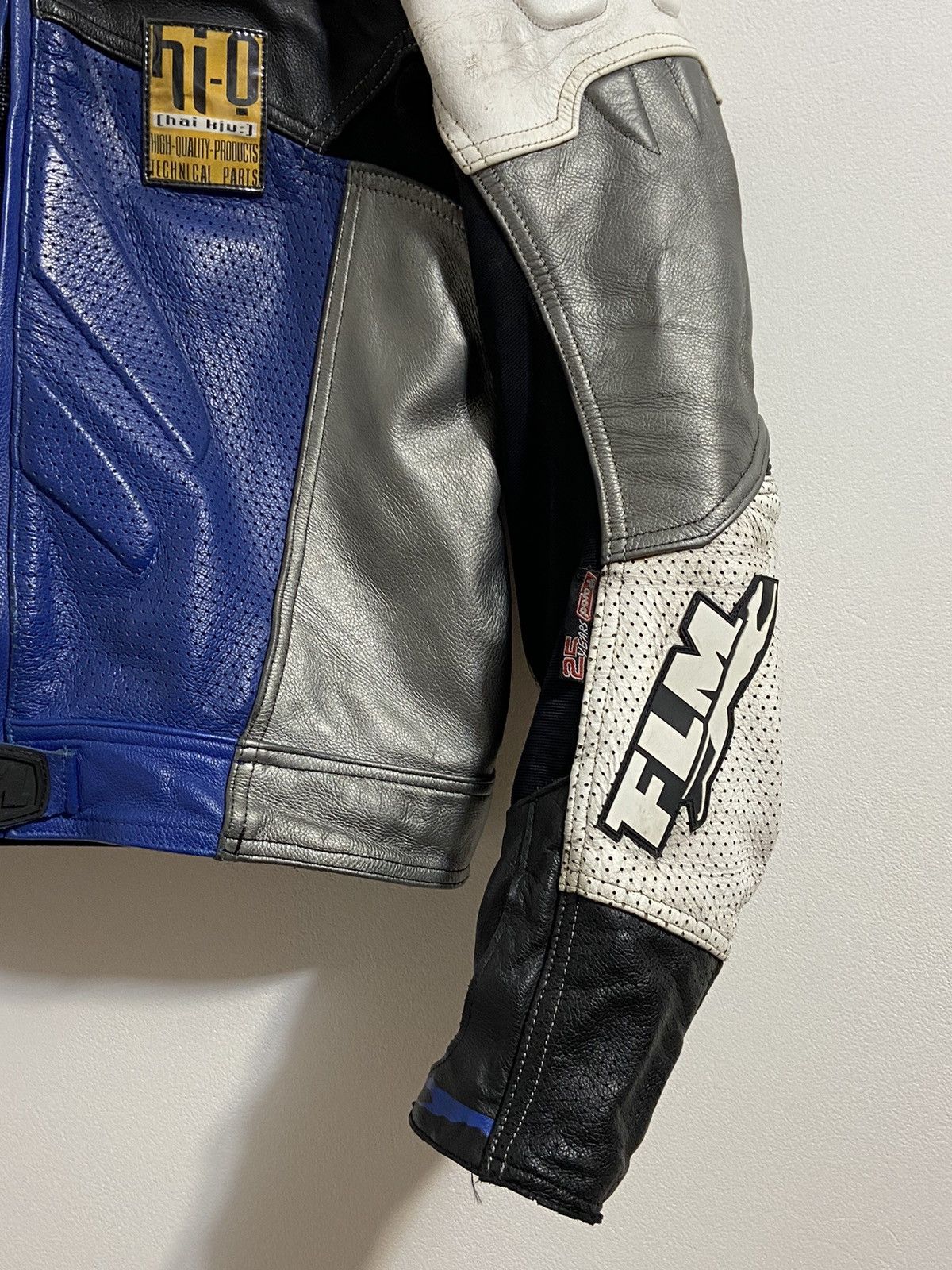 Vintage FLM Leather Moto Racing Jacket Size US S / EU 44-46 / 1 - 6 Thumbnail