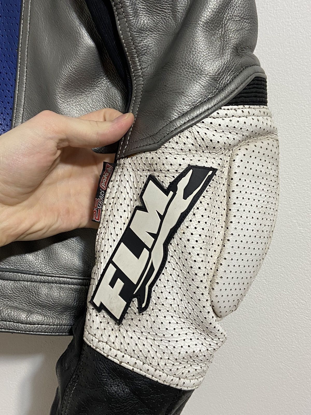Vintage FLM Leather Moto Racing Jacket Size US S / EU 44-46 / 1 - 15 Thumbnail