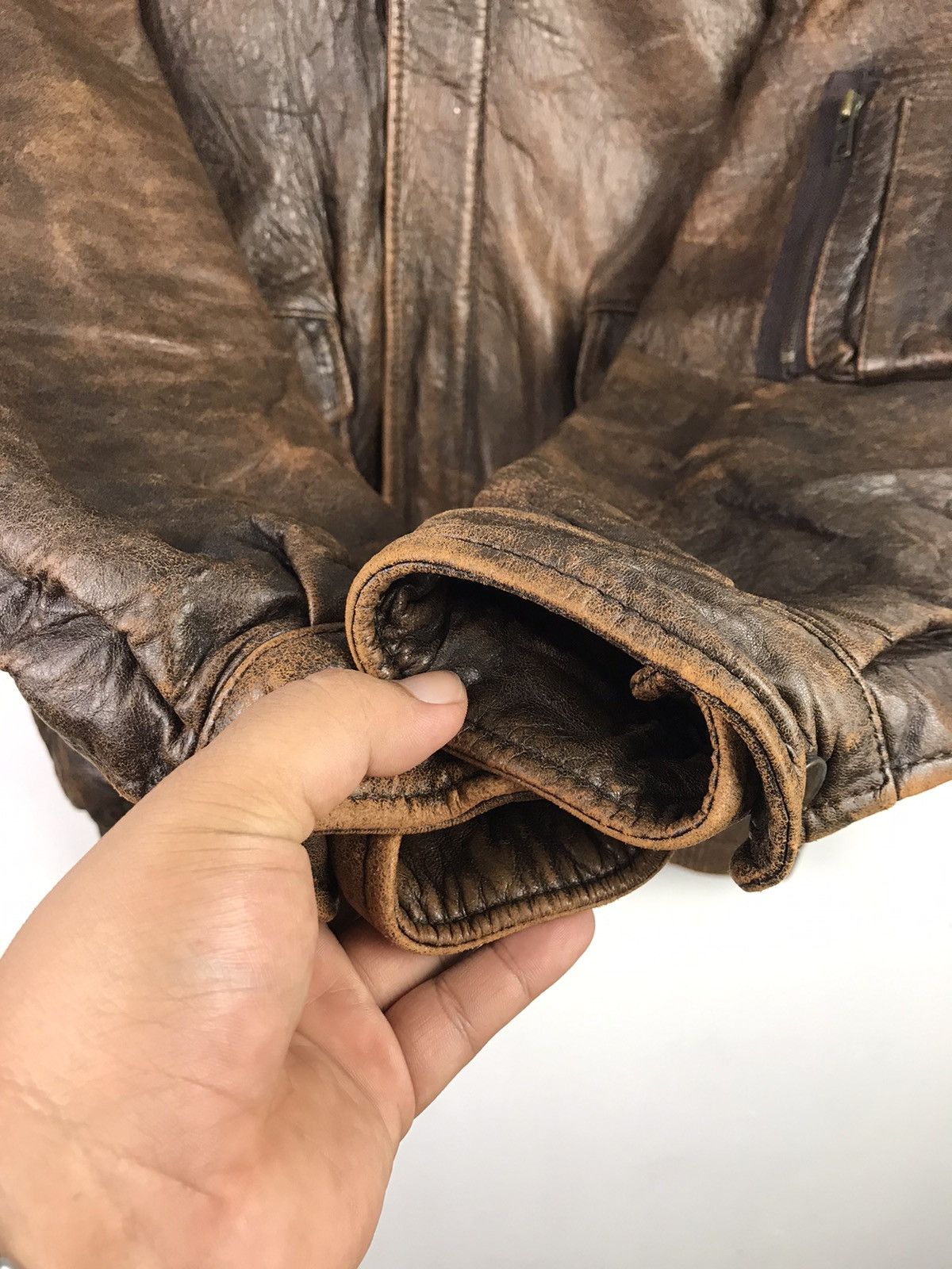 Japanese Brand Type B-3 Sub Urban Leather sherpa jacket Size US L / EU 52-54 / 3 - 7 Thumbnail