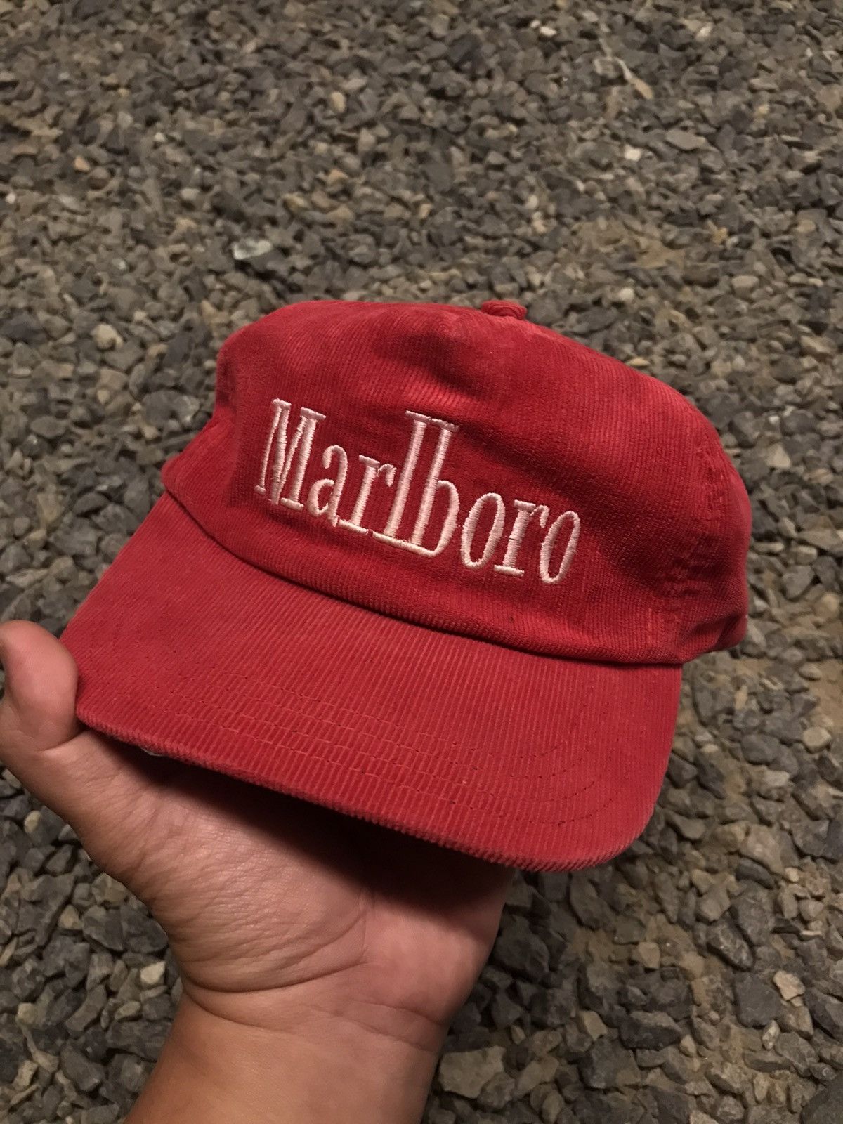 Marlboro Marlboro Corduroy Hat Embroidery Script | Grailed