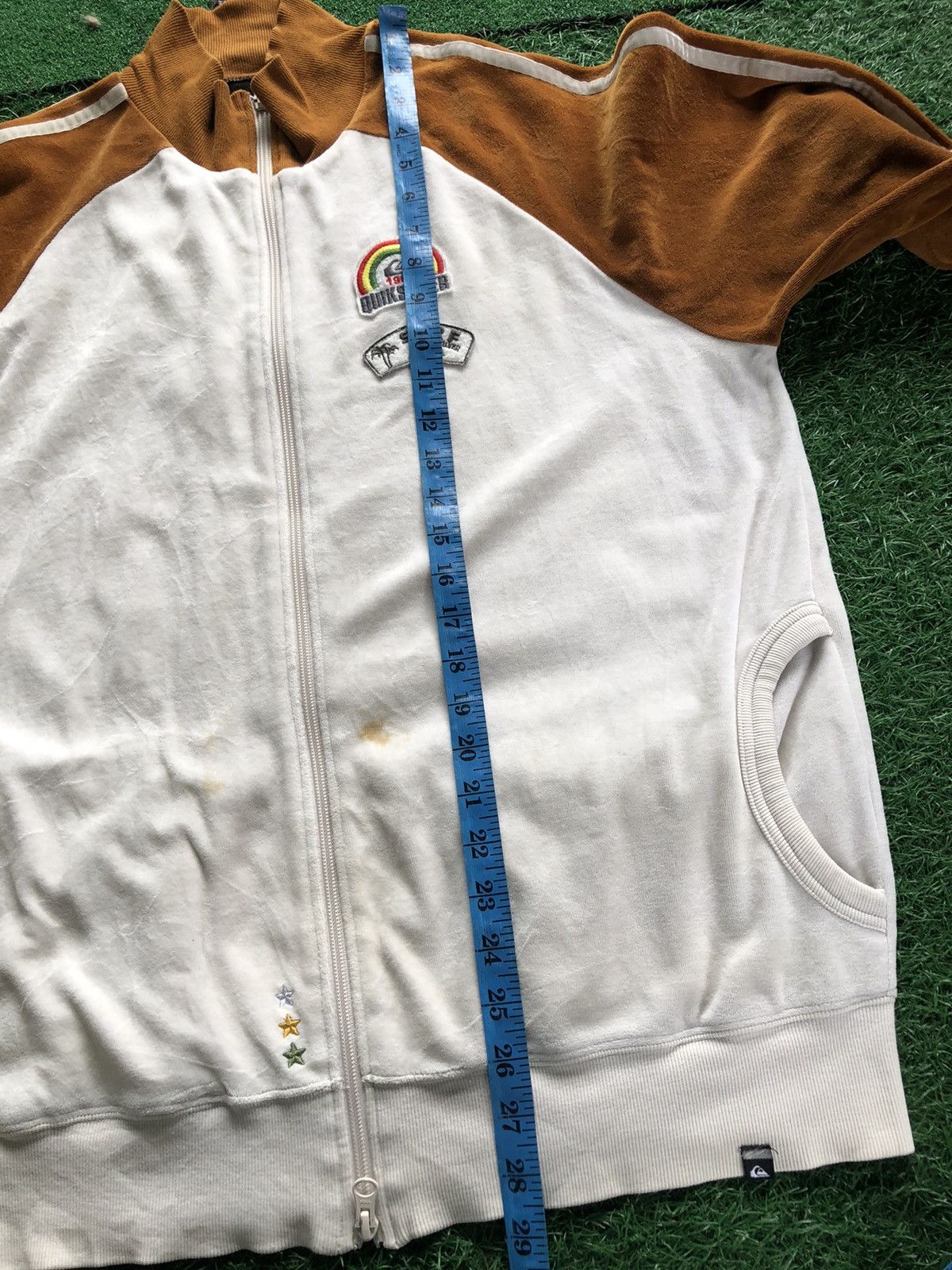 Quiksilver QuickSilver Big Logo velvet Zipper Jacket Size US L / EU 52-54 / 3 - 4 Thumbnail