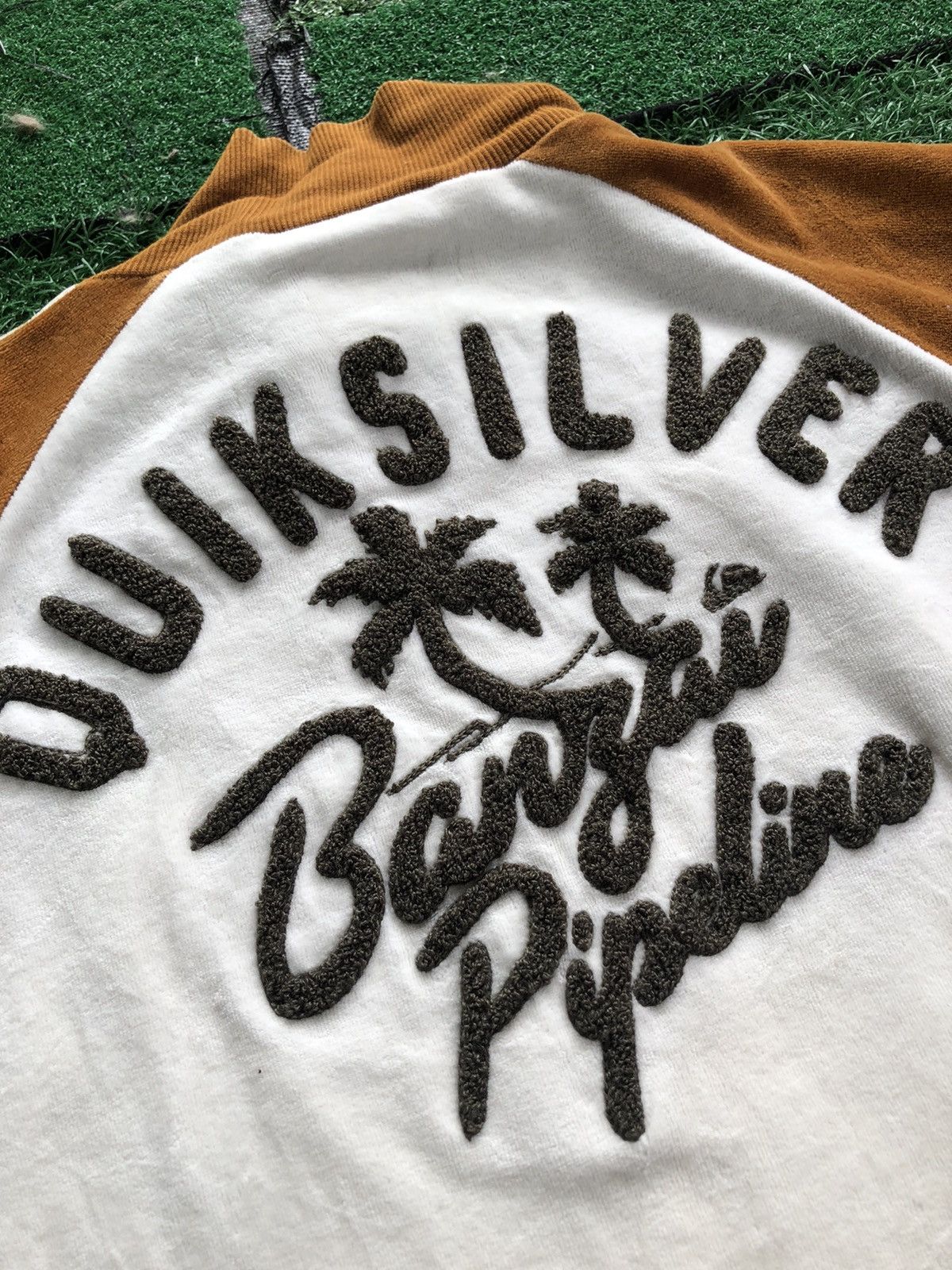 Quiksilver QuickSilver Big Logo velvet Zipper Jacket Size US L / EU 52-54 / 3 - 15 Thumbnail