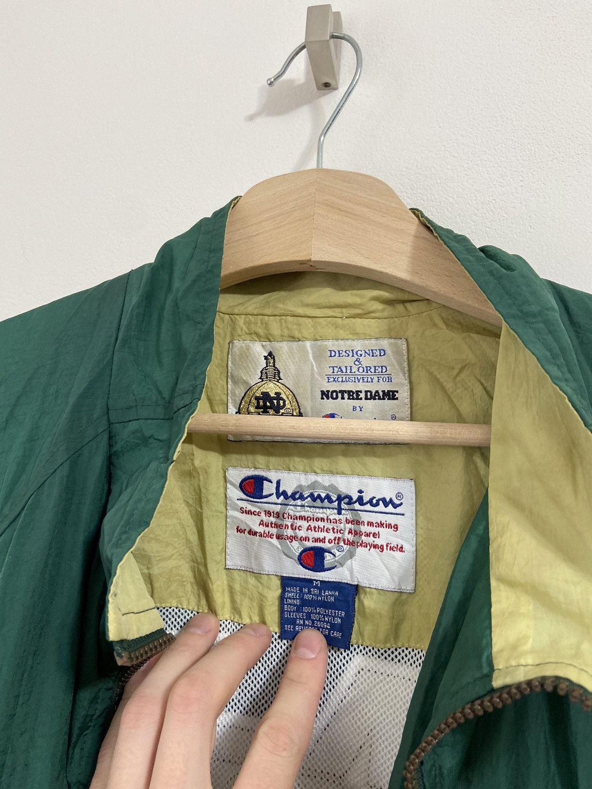 Champion Vintage Jacket Champion Notre Dame Size US M / EU 48-50 / 2 - 10 Thumbnail