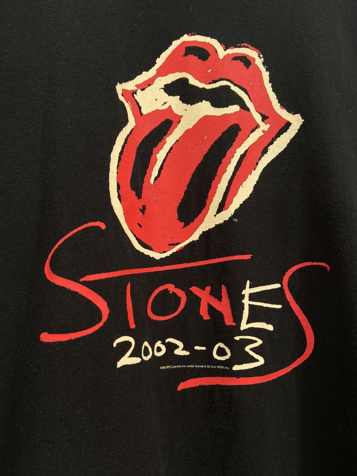 Band Tees ROLLING STONES 2002 Tour VINTAGE Tee Size US XXL / EU 58 / 5 - 8 Thumbnail