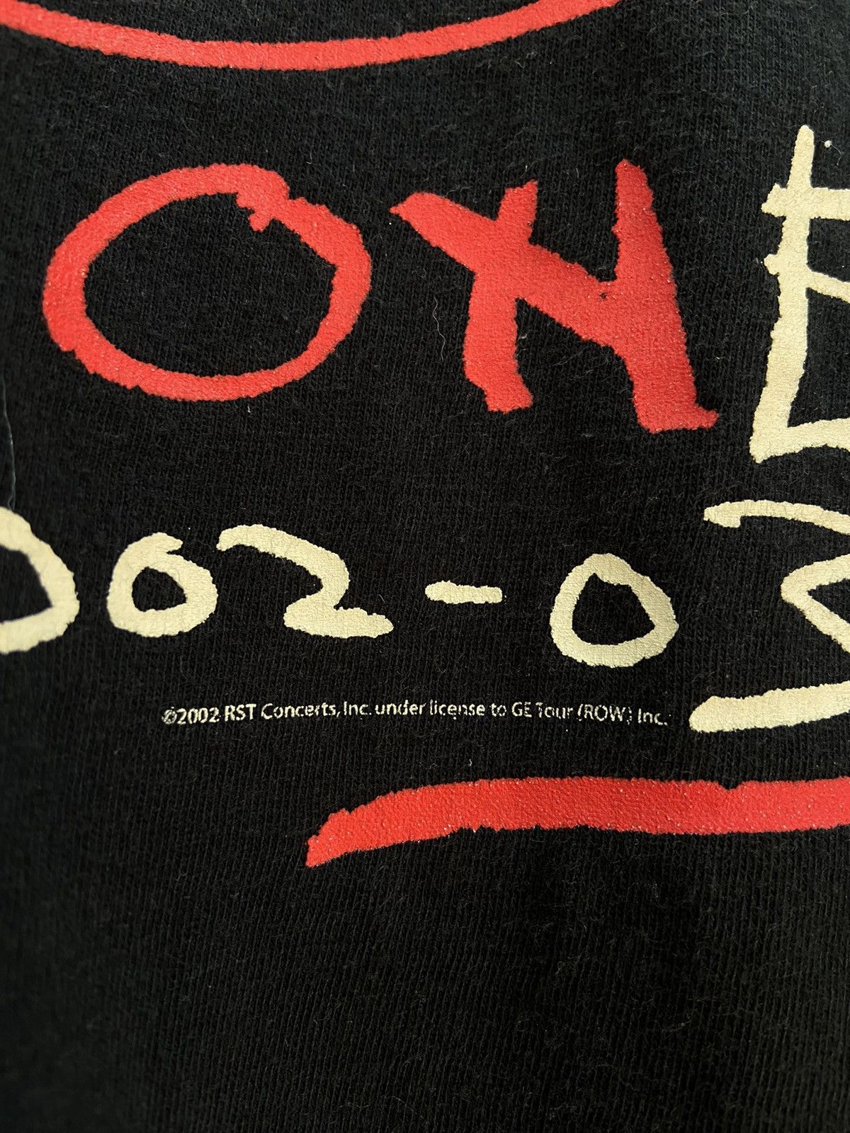 Band Tees ROLLING STONES 2002 Tour VINTAGE Tee Size US XXL / EU 58 / 5 - 7 Thumbnail