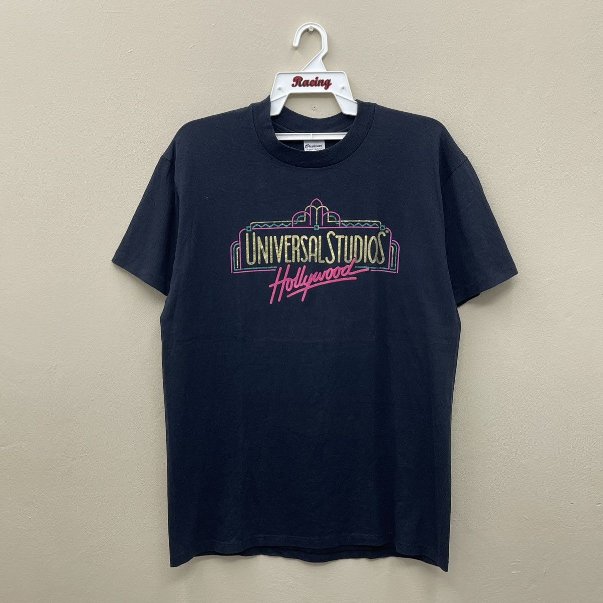 Vintage 80s Universal Studio Hollywood Promo T Rare Design
