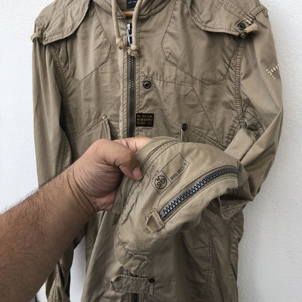 G-Star PARACHUTE BIKER JACKET G-STAR RAW SEDITIONARIES DESIGN Size US L / EU 52-54 / 3 - 7 Thumbnail