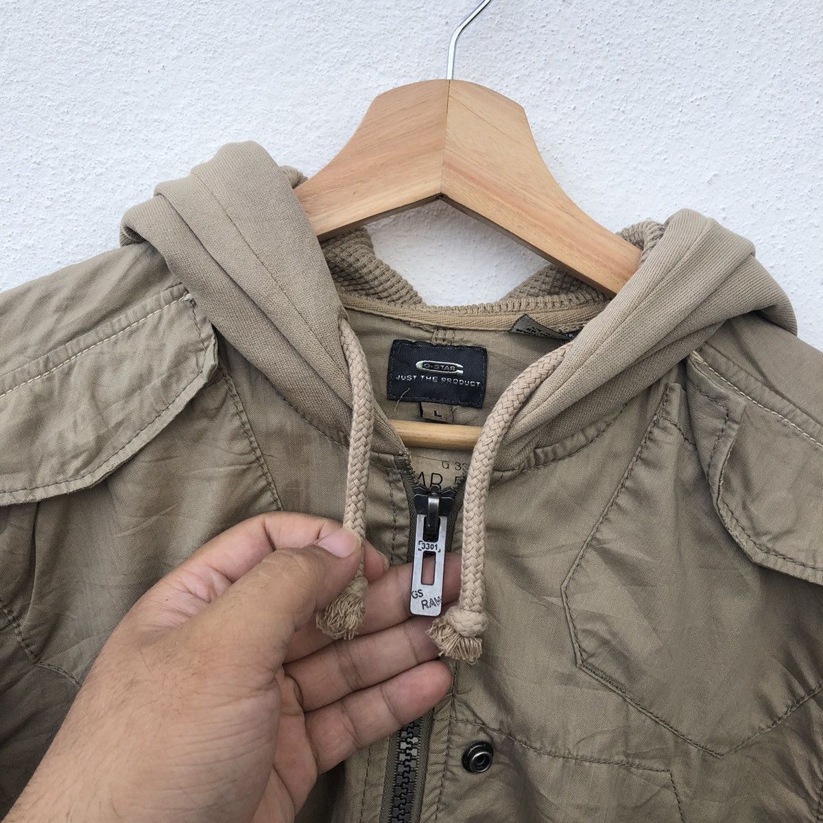 G-Star PARACHUTE BIKER JACKET G-STAR RAW SEDITIONARIES DESIGN Size US L / EU 52-54 / 3 - 8 Thumbnail