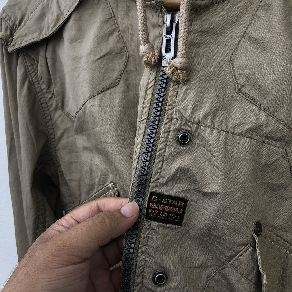 G-Star PARACHUTE BIKER JACKET G-STAR RAW SEDITIONARIES DESIGN Size US L / EU 52-54 / 3 - 5 Thumbnail