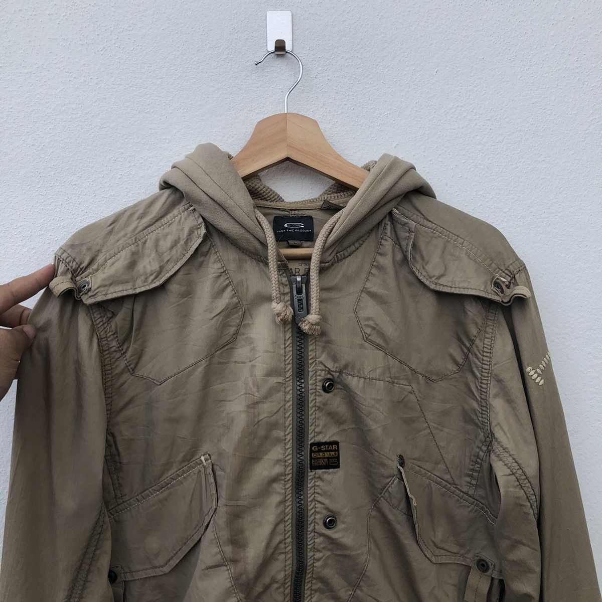 G-Star PARACHUTE BIKER JACKET G-STAR RAW SEDITIONARIES DESIGN Size US L / EU 52-54 / 3 - 3 Thumbnail
