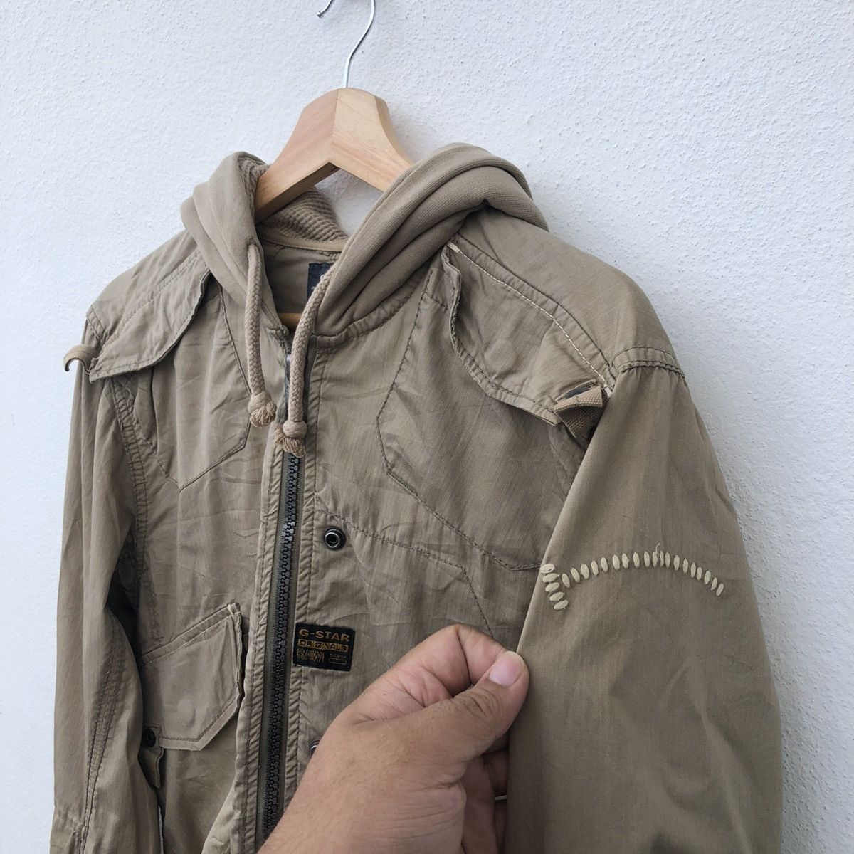 G-Star PARACHUTE BIKER JACKET G-STAR RAW SEDITIONARIES DESIGN Size US L / EU 52-54 / 3 - 6 Thumbnail