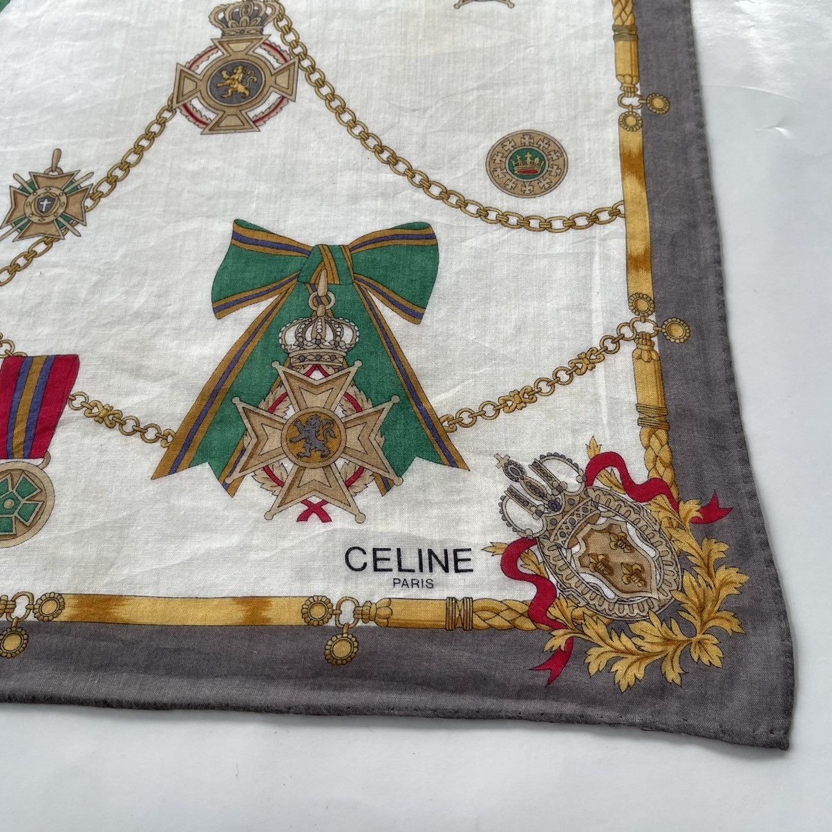 Celine Celine Bandana Handkerchief Neckerchief Hair Scarf Size ONE SIZE - 2 Thumbnail
